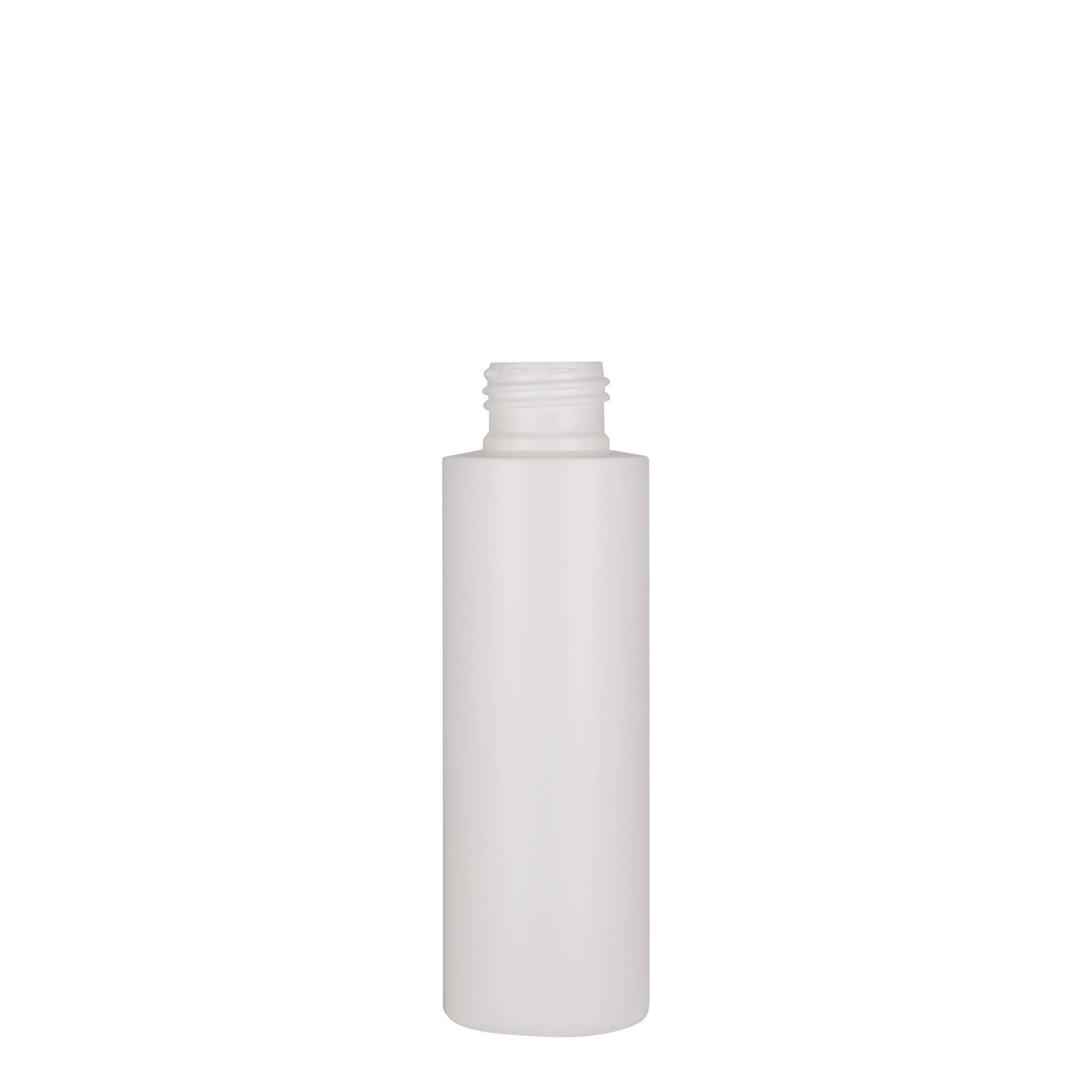 100 ml plastic bottle 'Pipe', HDPE, white, closure: GPI 24/410