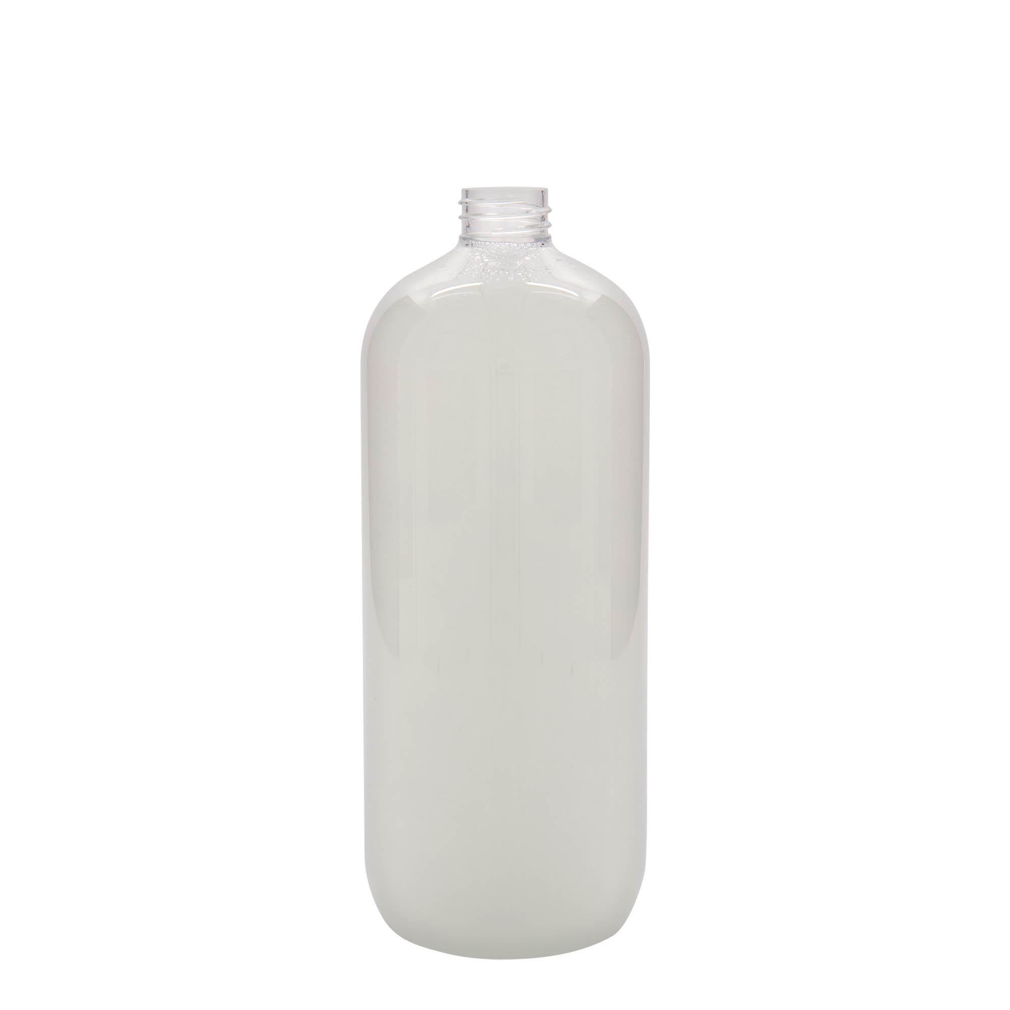 1,000 ml PET bottle 'Boston', plastic, closure: GPI 28/410