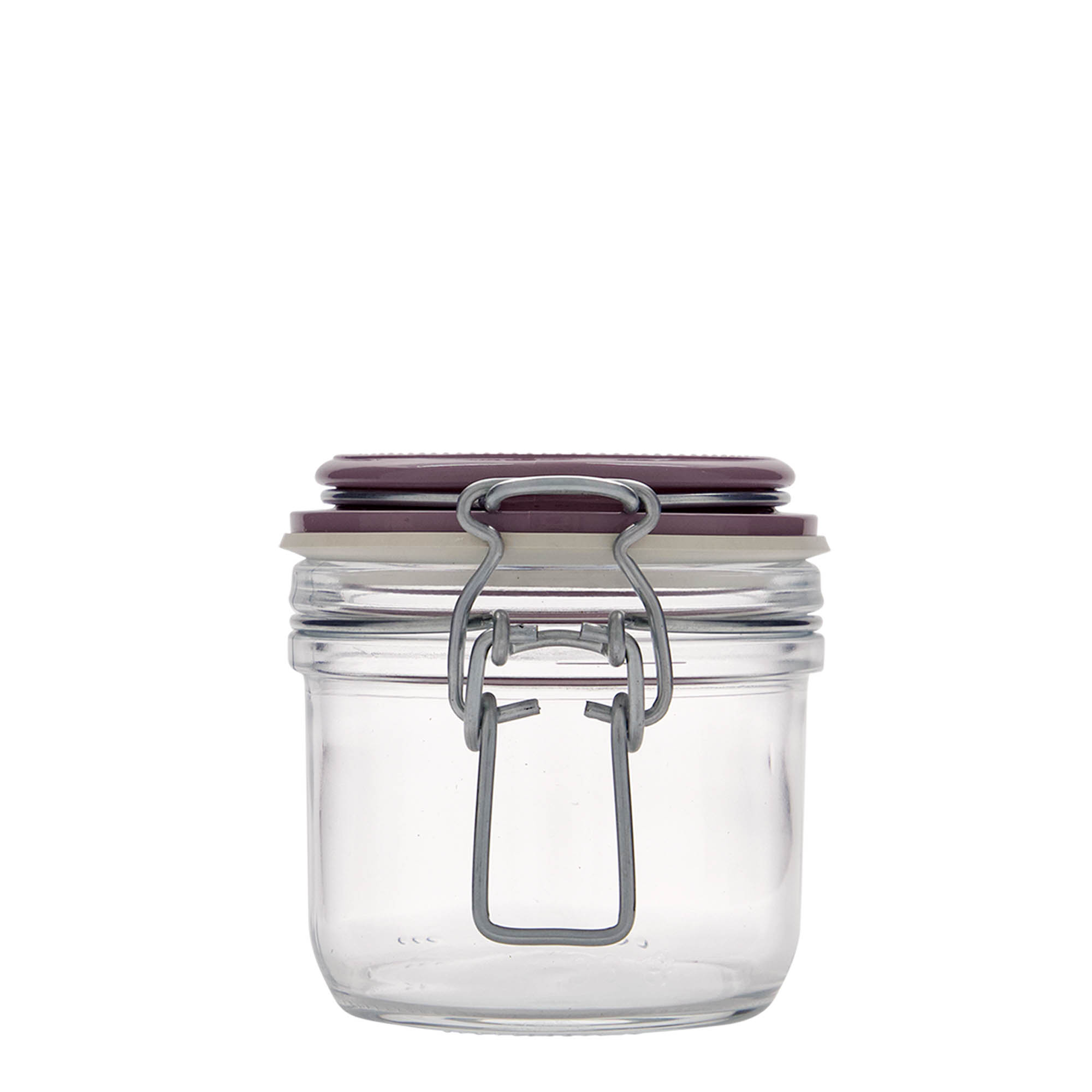 200 ml clip top jar 'Fido', violet, closure: clip top