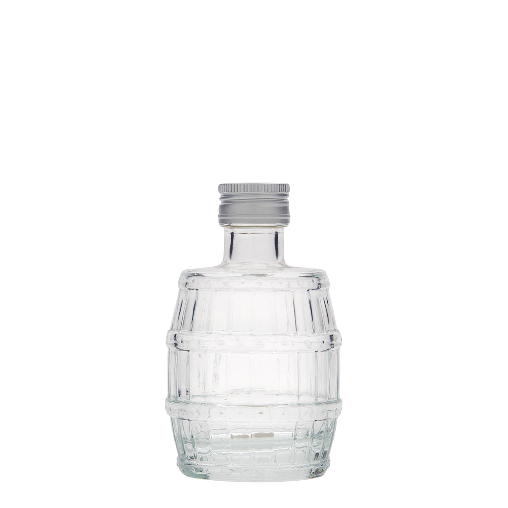 100 ml glass bottle 'Fass', closure: PP 24