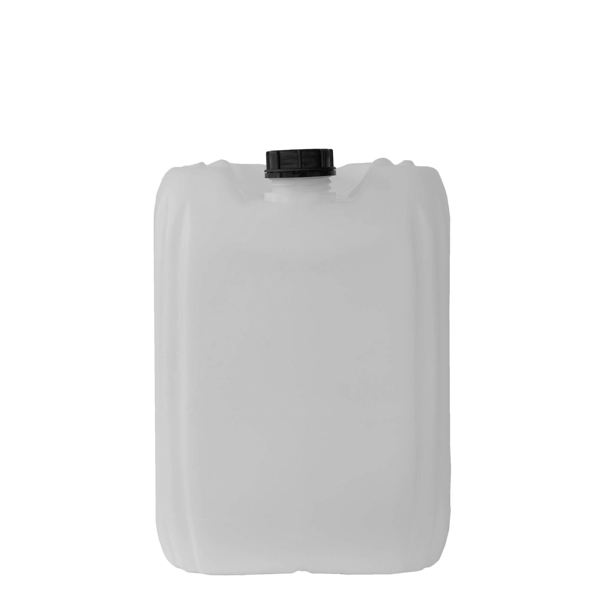 30 l canister, rectangular, HDPE plastic, natural, closure: ND 60