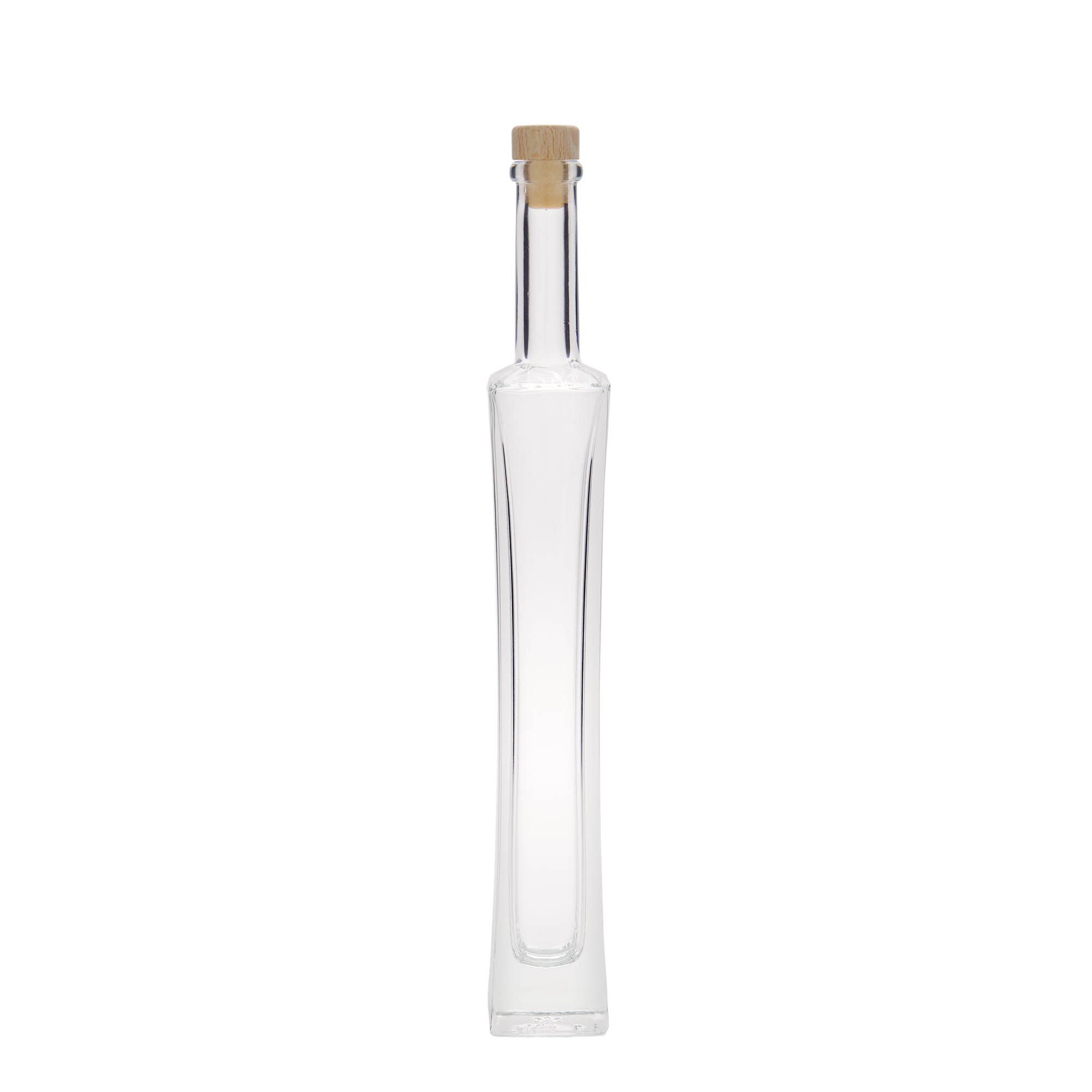 100 ml glass bottle 'Koko', square, closure: cork