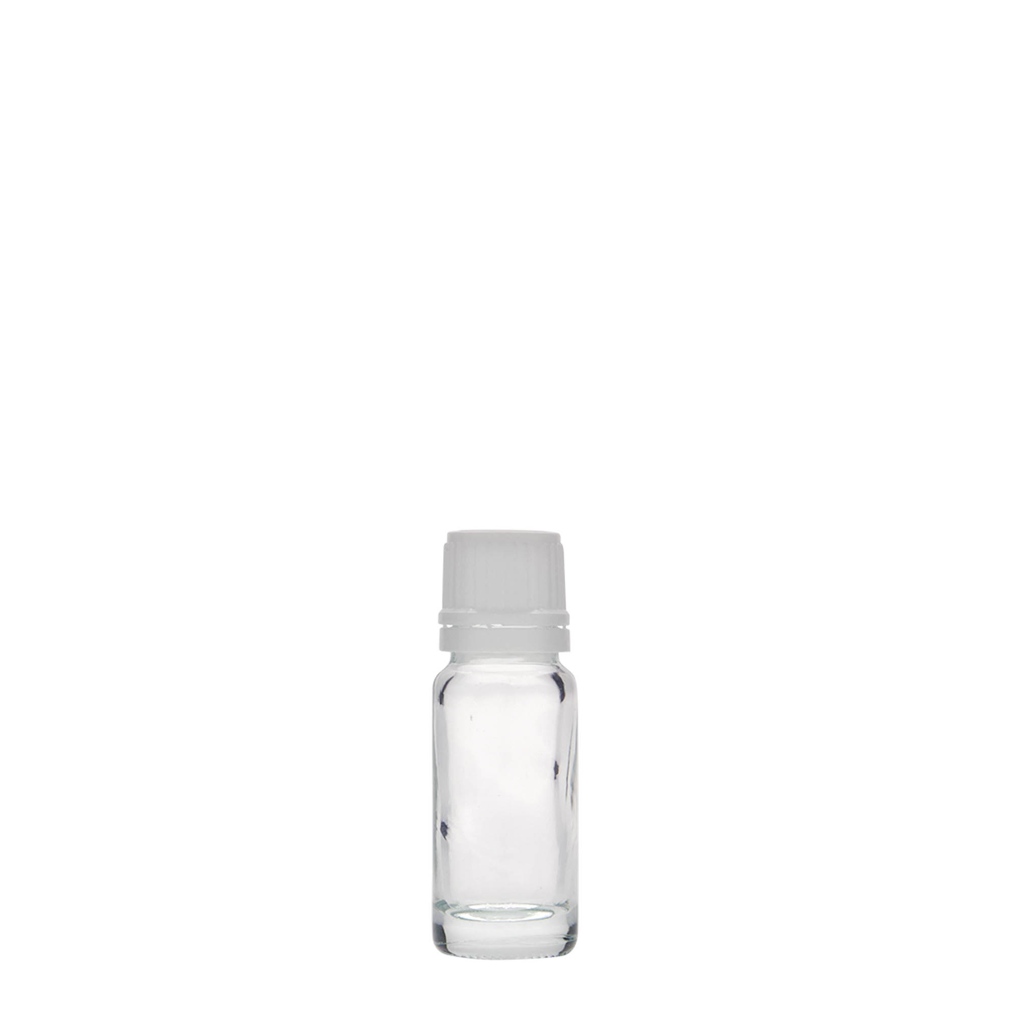 10 ml medicine bottle, glass, closure: DIN 18