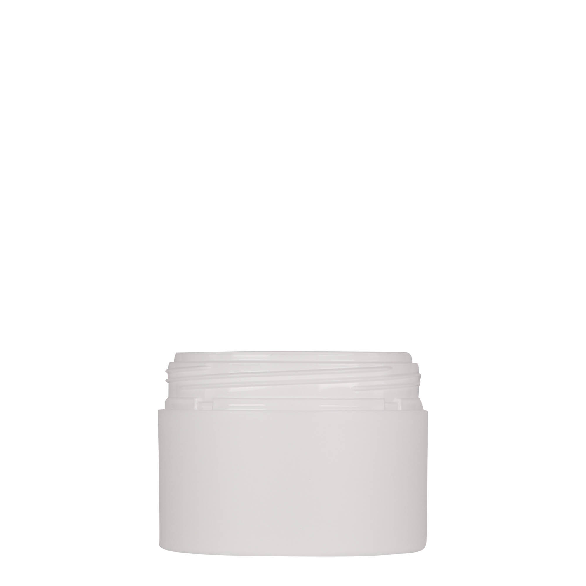 100 ml plastic jar 'Antonella', PP, white, closure: screw cap