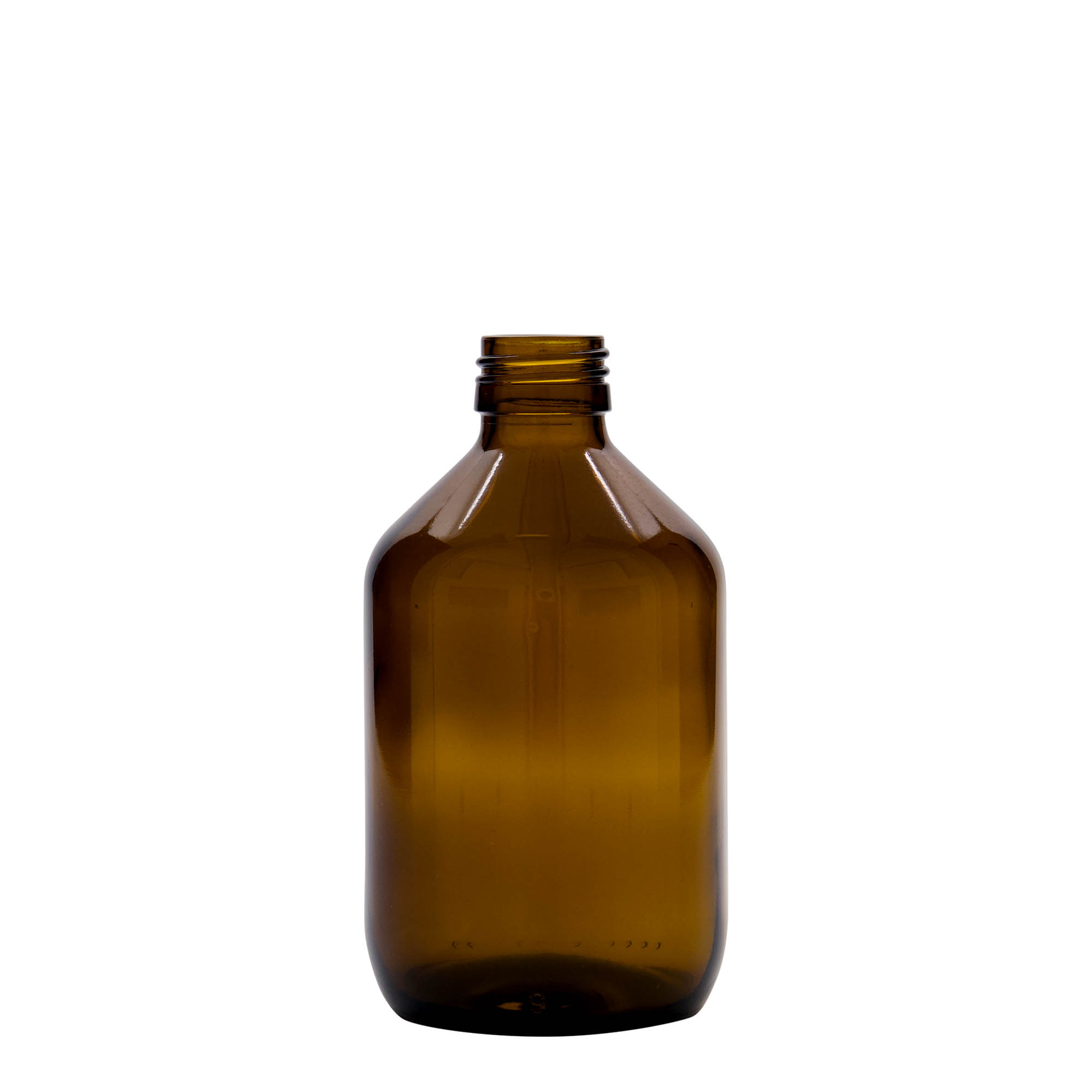 300 ml medicine bottle, brown, glass, closure: PP 28