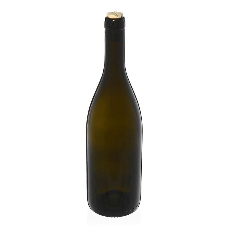 750 ml wine bottle 'Tiffany', antique green, closure: cork