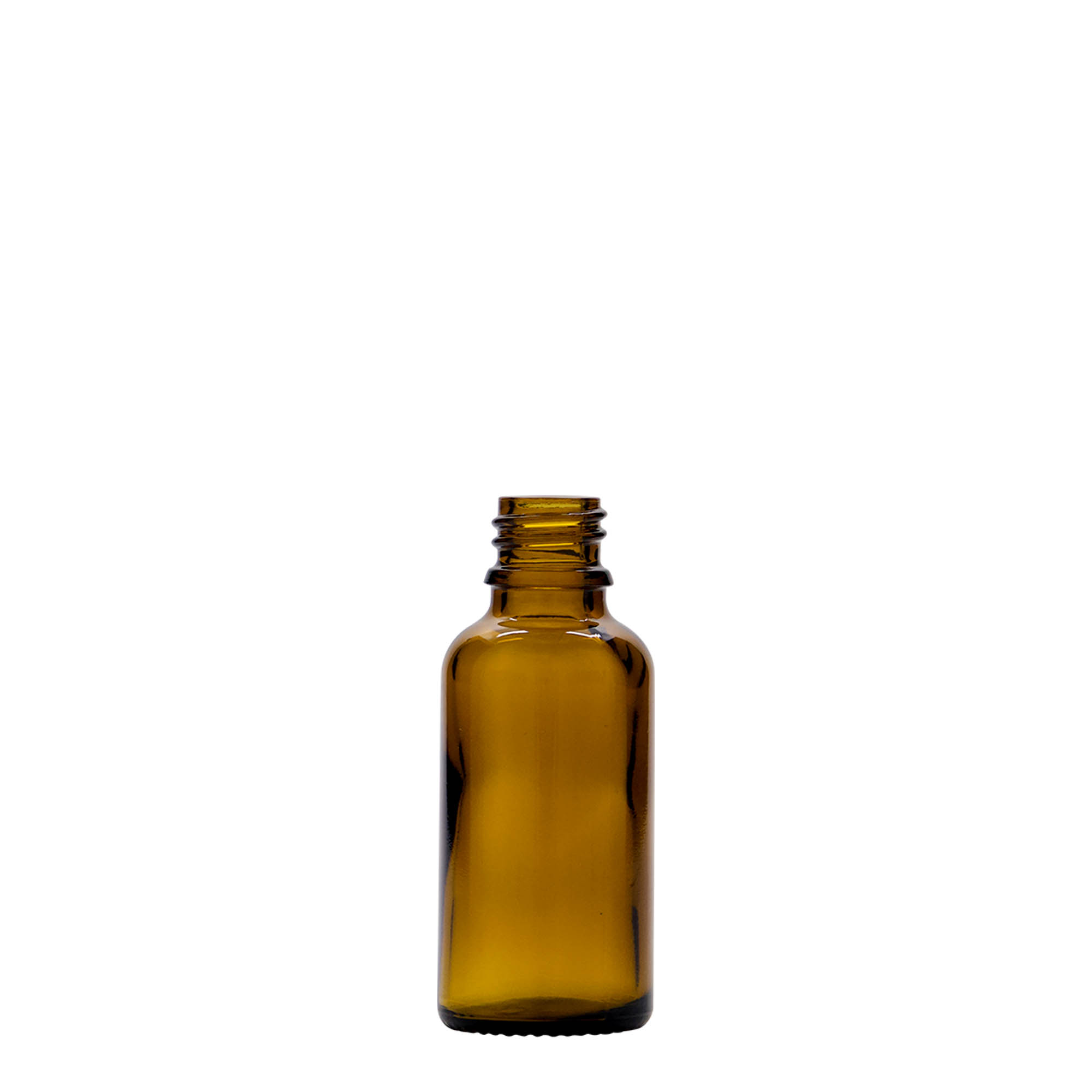 30 ml medicine bottle, glass, brown, closure: DIN 18