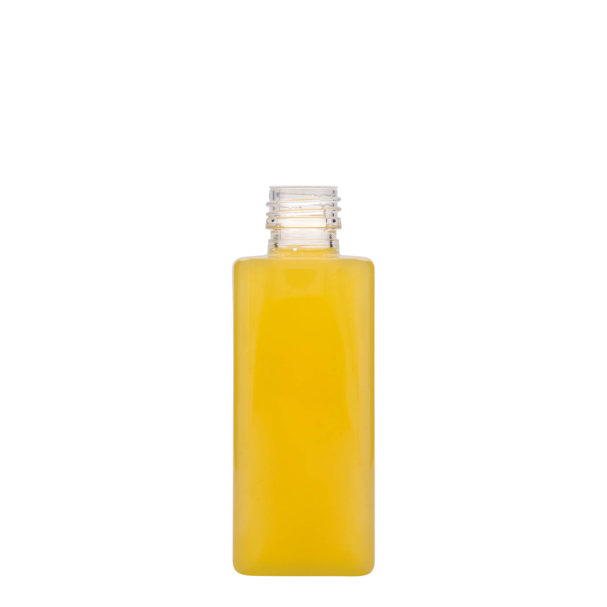 250 ml PET bottle 'Karl', square, plastic, closure: PP 28