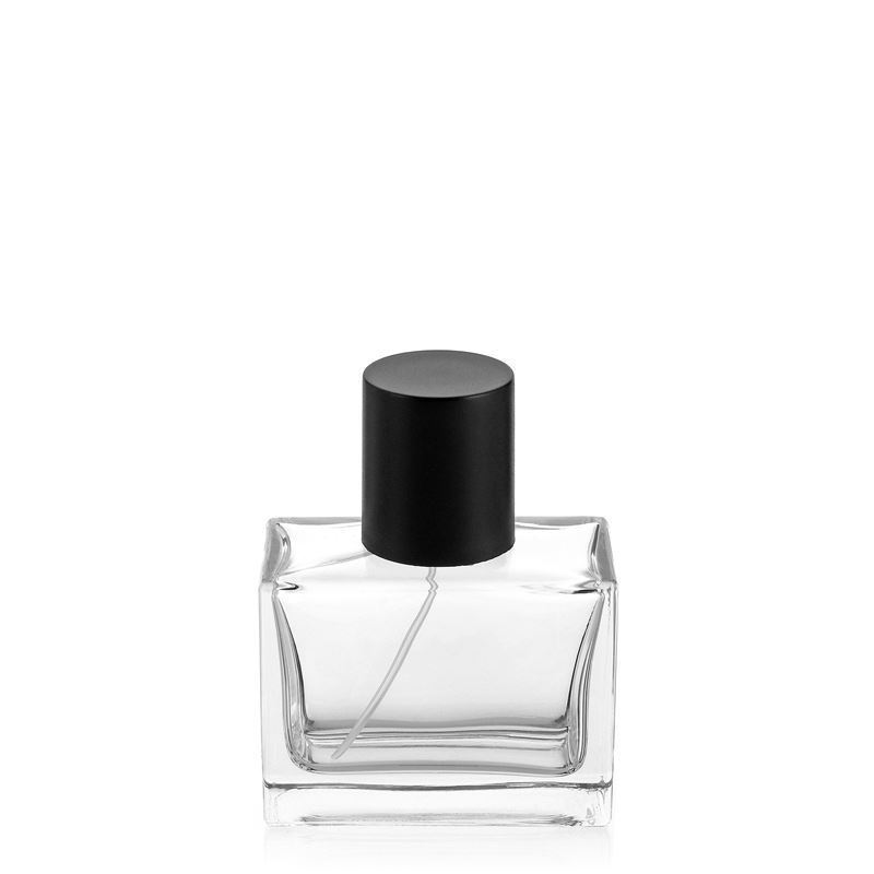 50 ml glass bottle 'Bayonne', rectangular