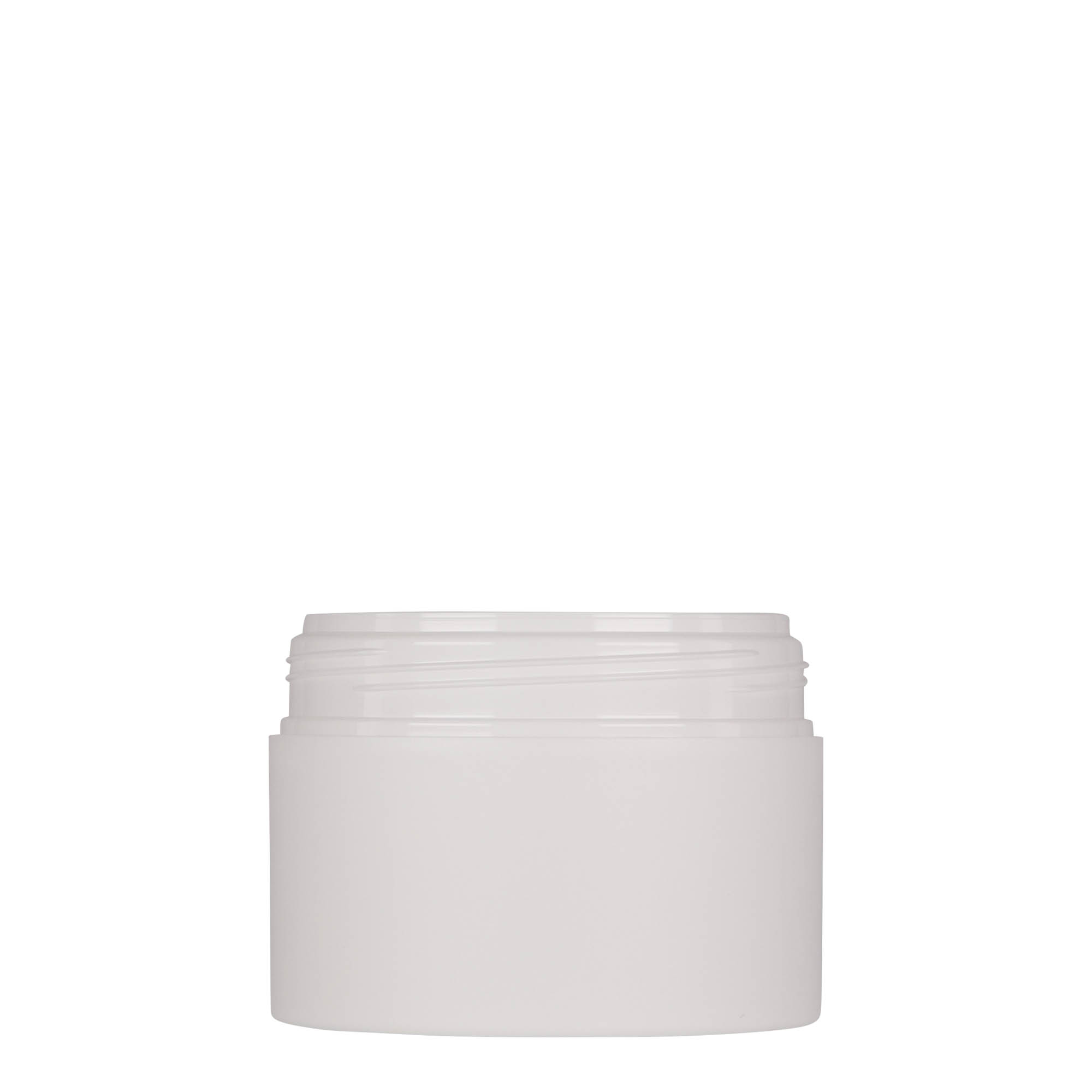 150 ml plastic jar 'Antonella', PP, white, closure: screw cap