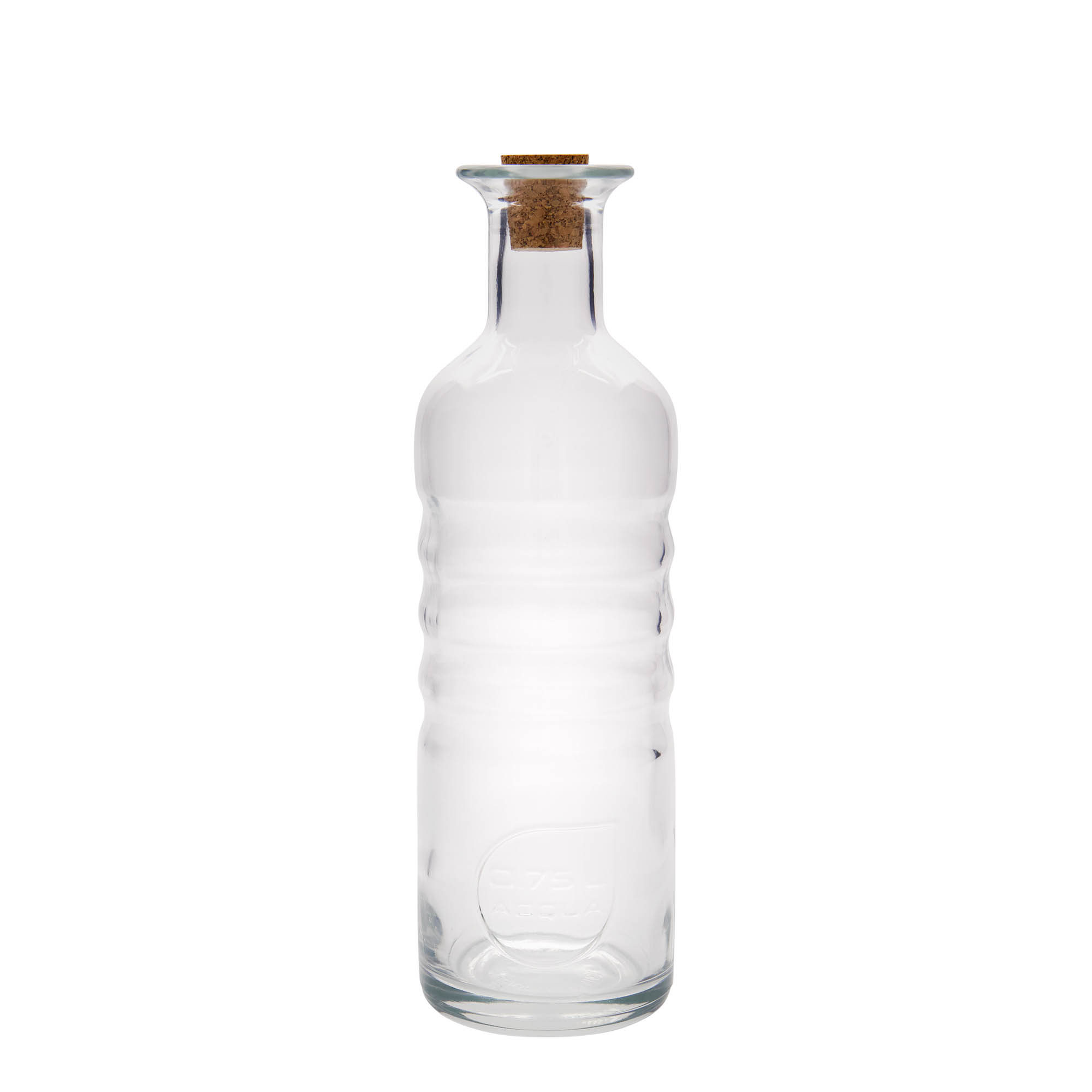 750 ml glass bottle 'Optima Acqua', closure: cork