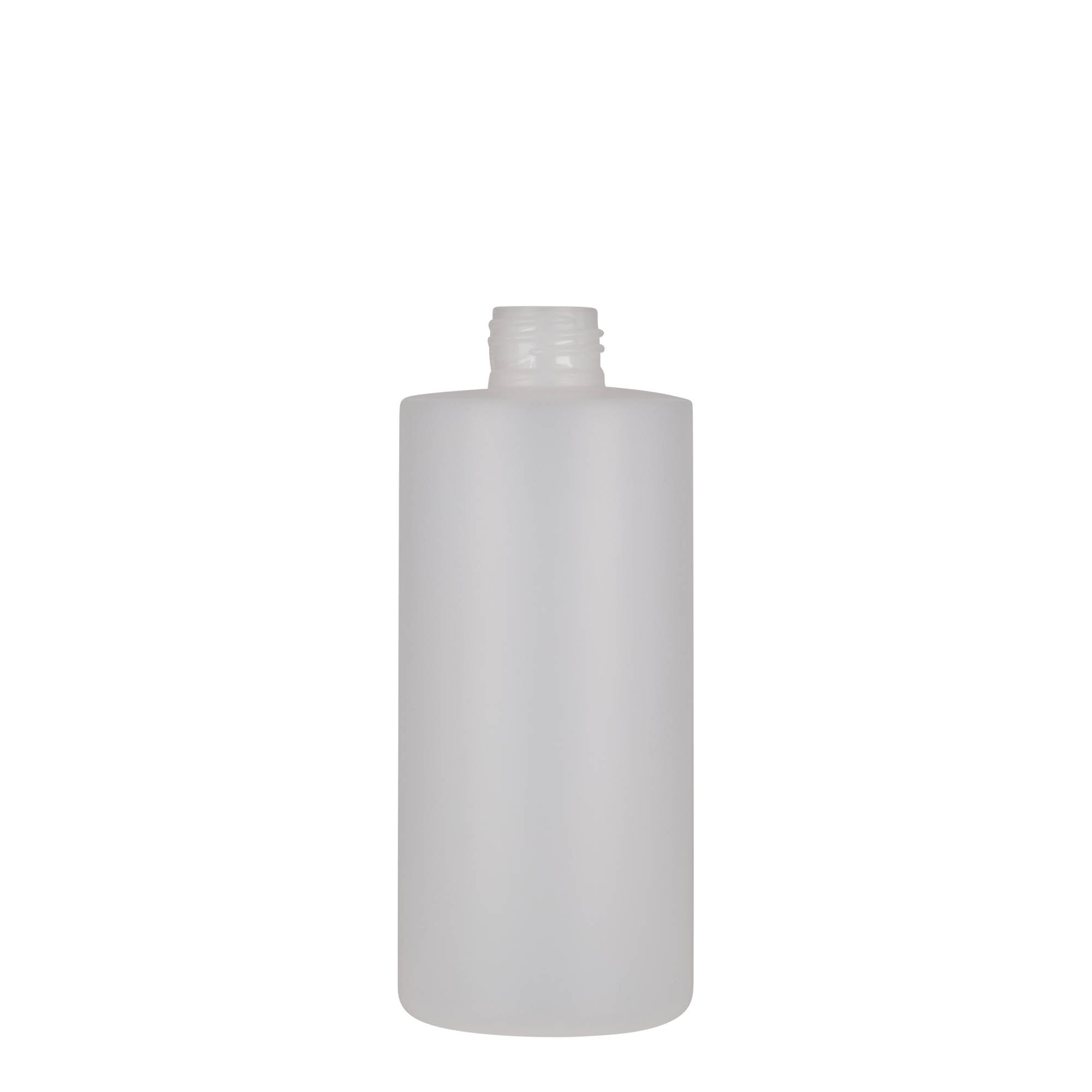 300 ml plastic bottle 'Pipe', HDPE, white, closure: GPI 24/410