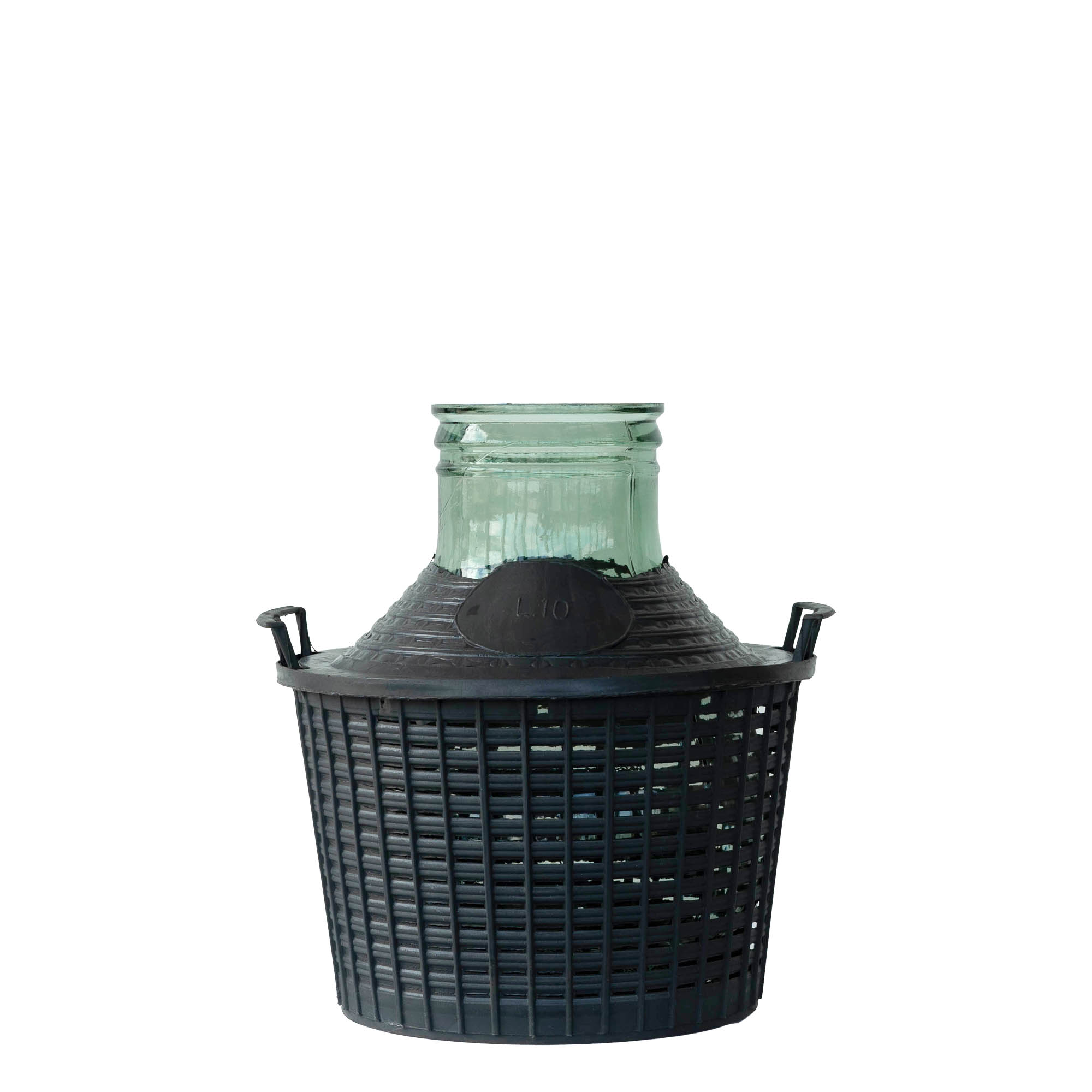 10 l wide neck carboy, glass, closure: slip lid