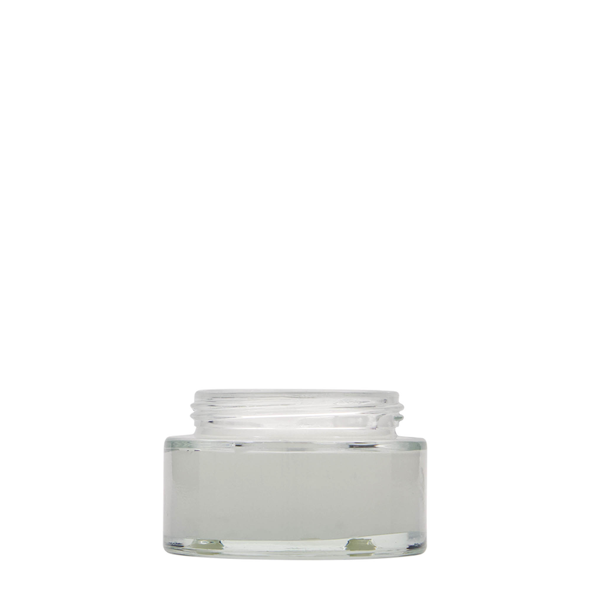 50 ml cosmetic jar 'Clear Edition', glass, closure: screw cap