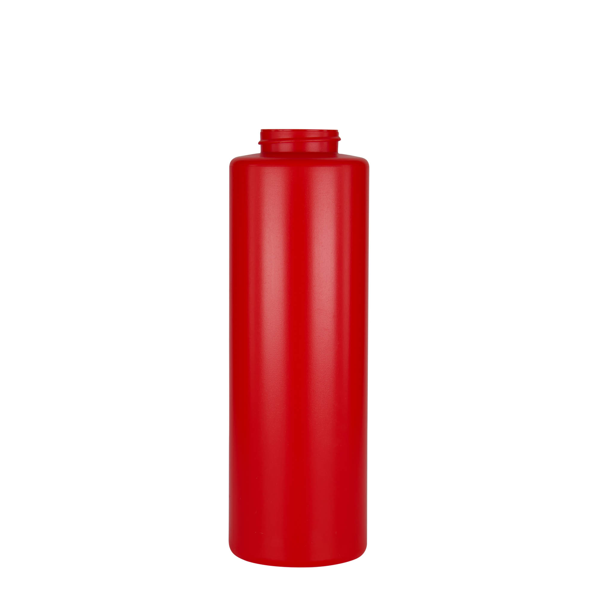 500 ml condiment bottle, LDPE plastic, red, closure: GPI 38/400