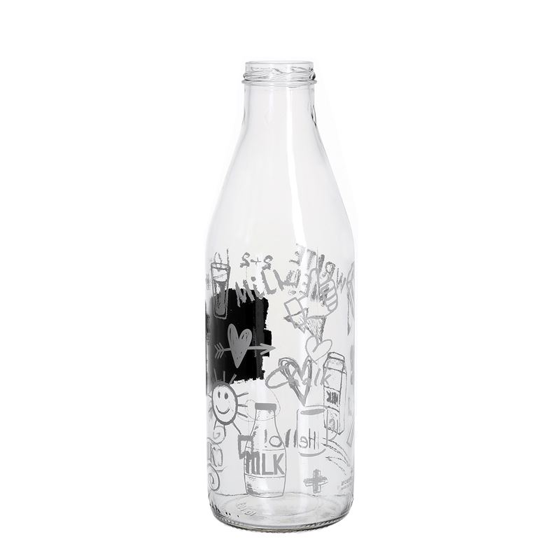 1,000 ml milk bottle 'Lavagna', closure: twist off (TO 43)