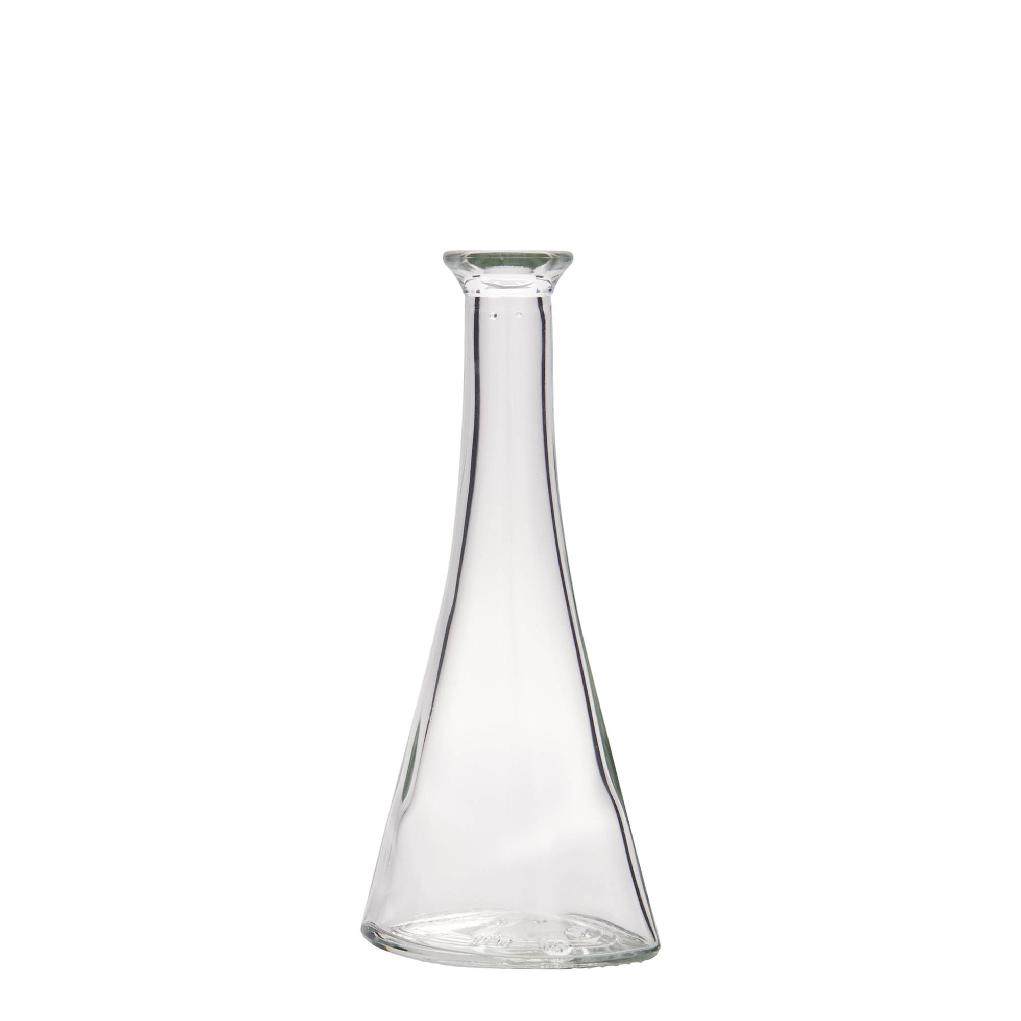 100 ml glass bottle 'Veronica', semicircular, closure: cork