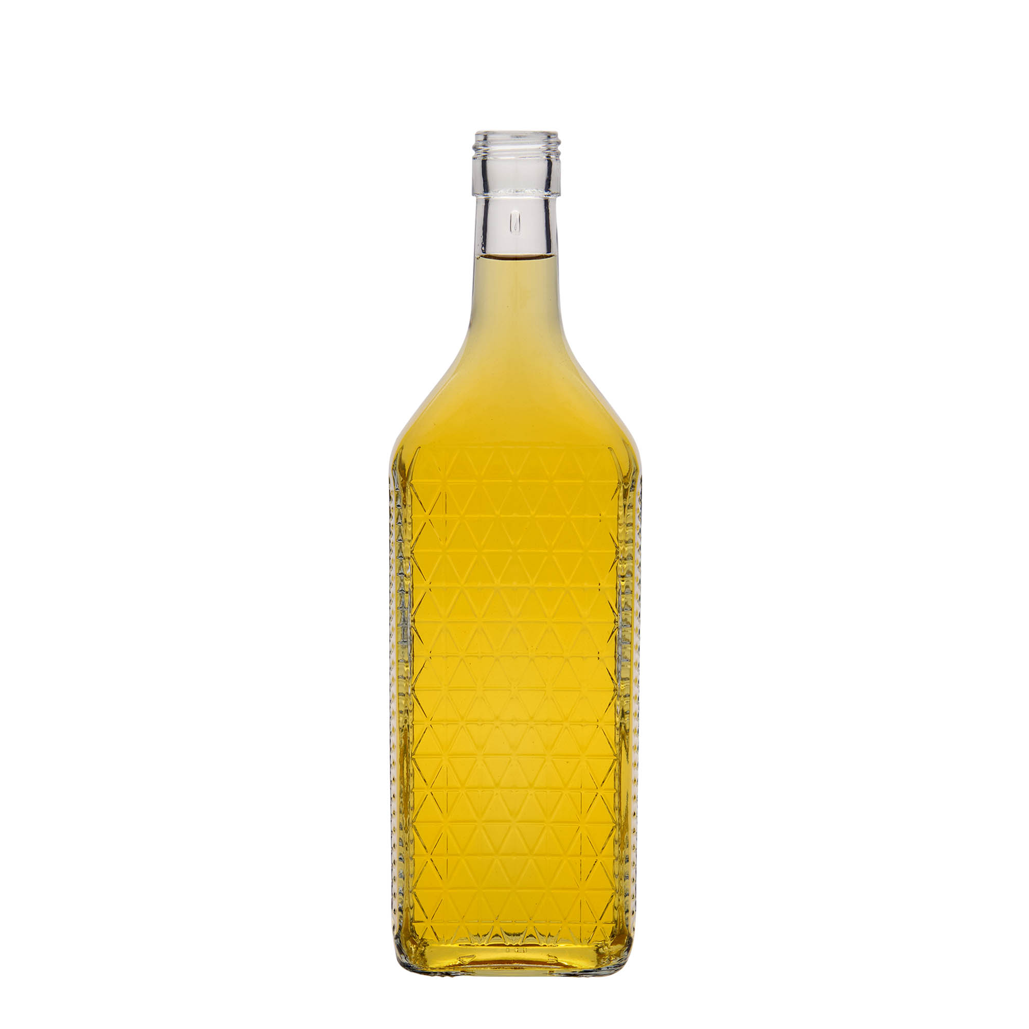 700 ml glass bottle 'Caruso', rectangular, closure: PP 31.5