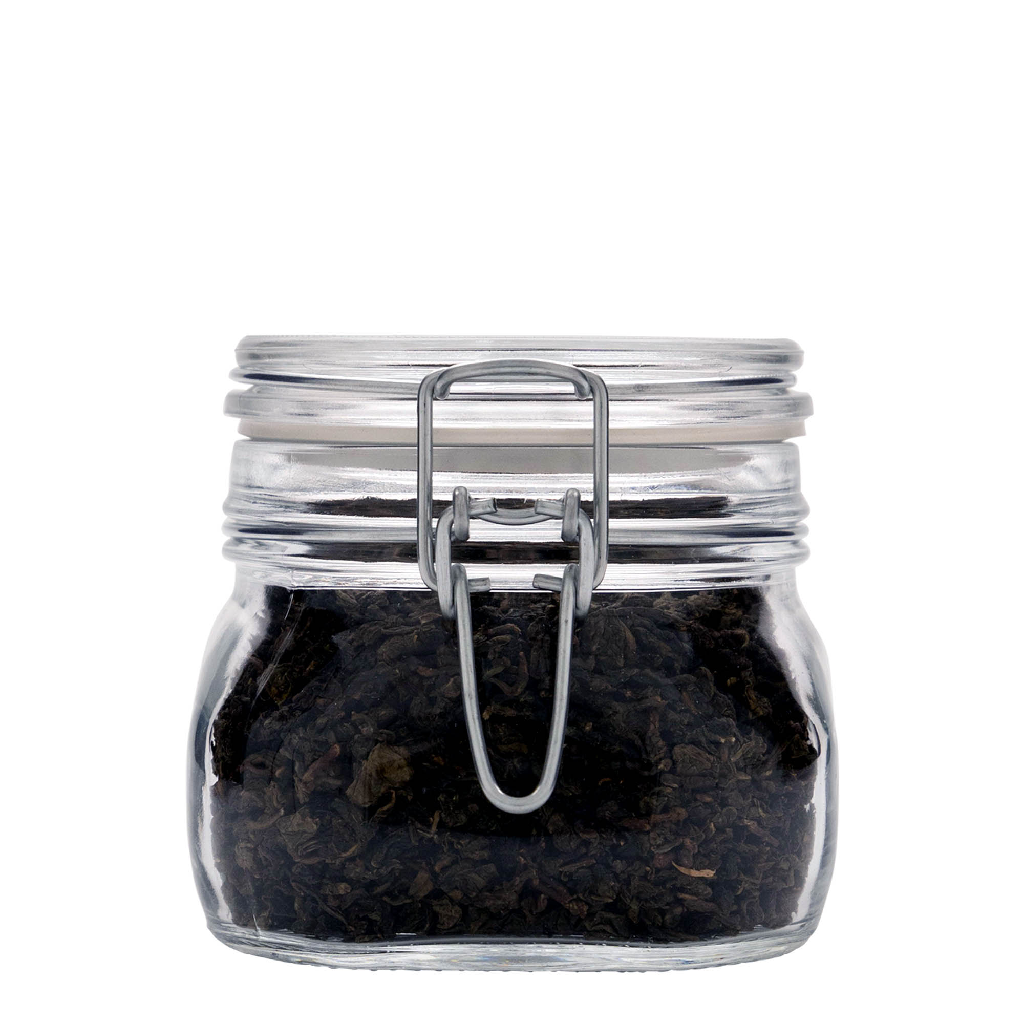 500 ml clip top jar 'Fido', square, closure: clip top