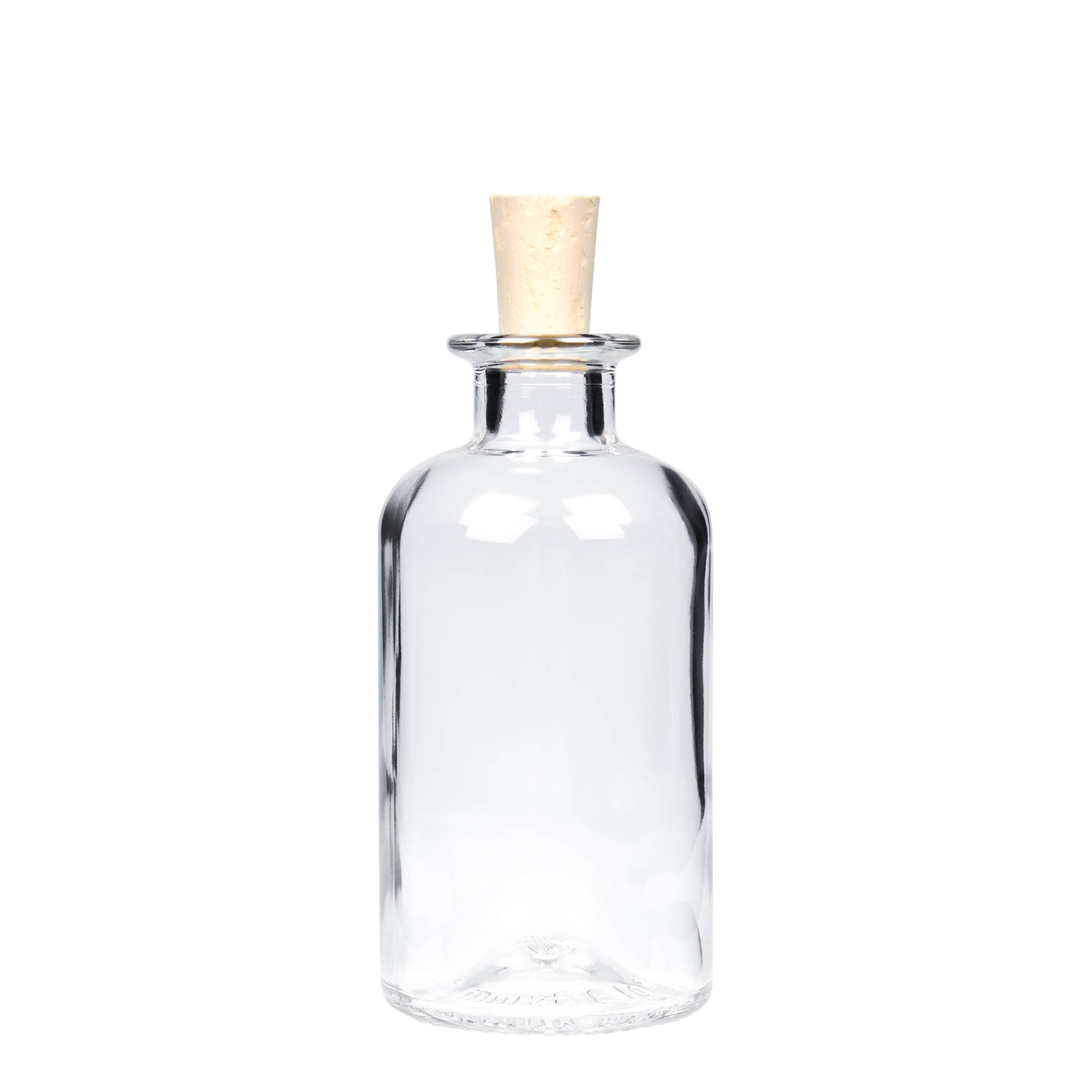 250 ml glass apothecary bottle, closure: cork