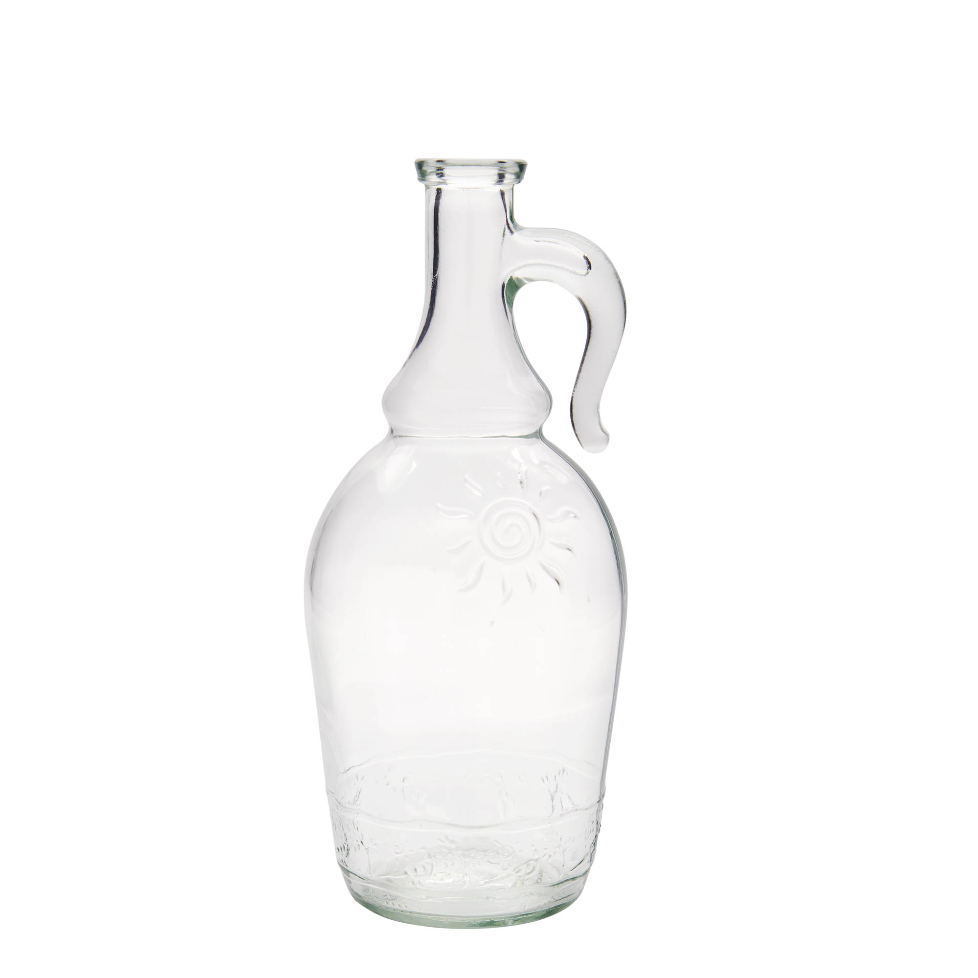 1,000 ml glass bottle 'Sunny', closure: cork