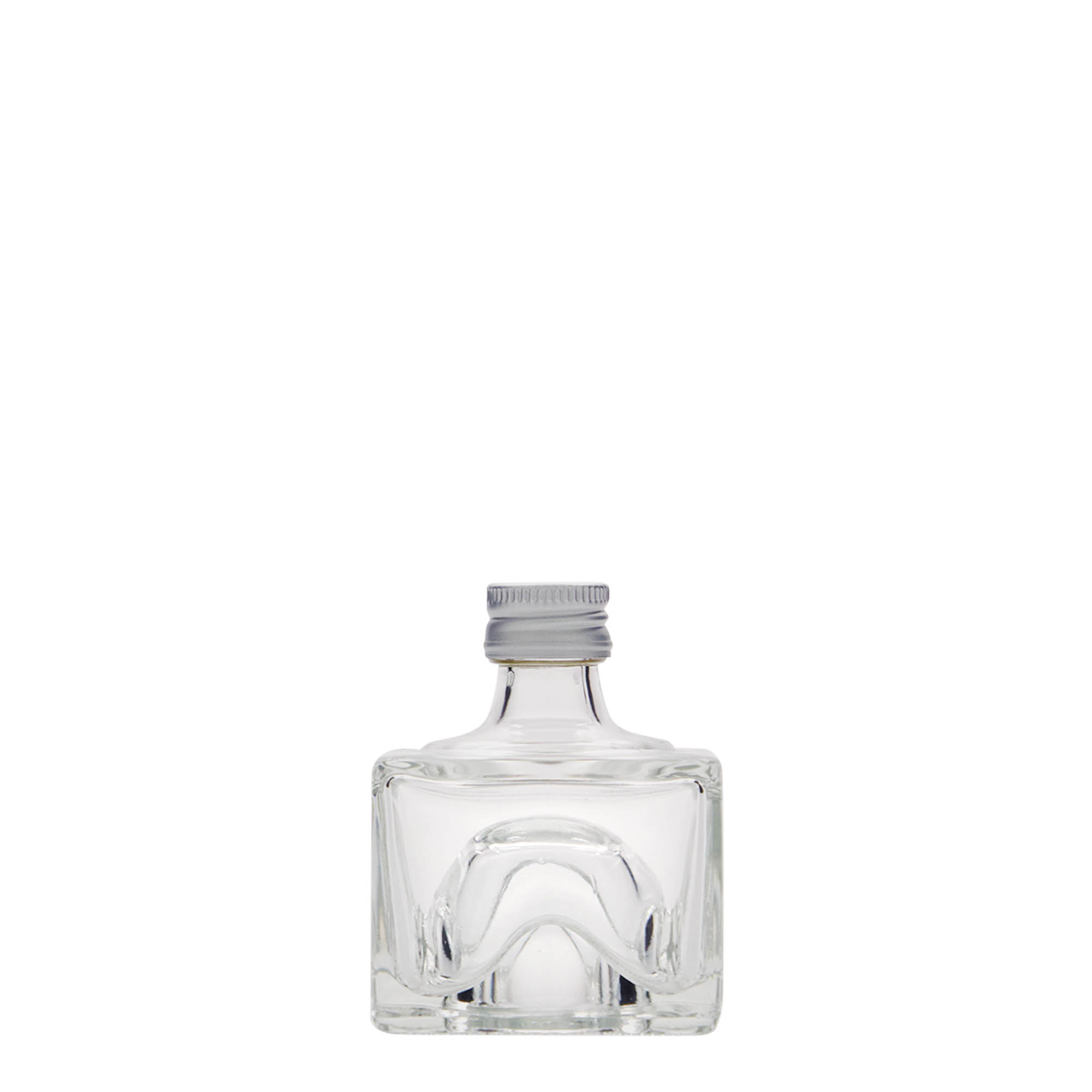 40 ml glass bottle 'Cocolores', square, closure: PP 18