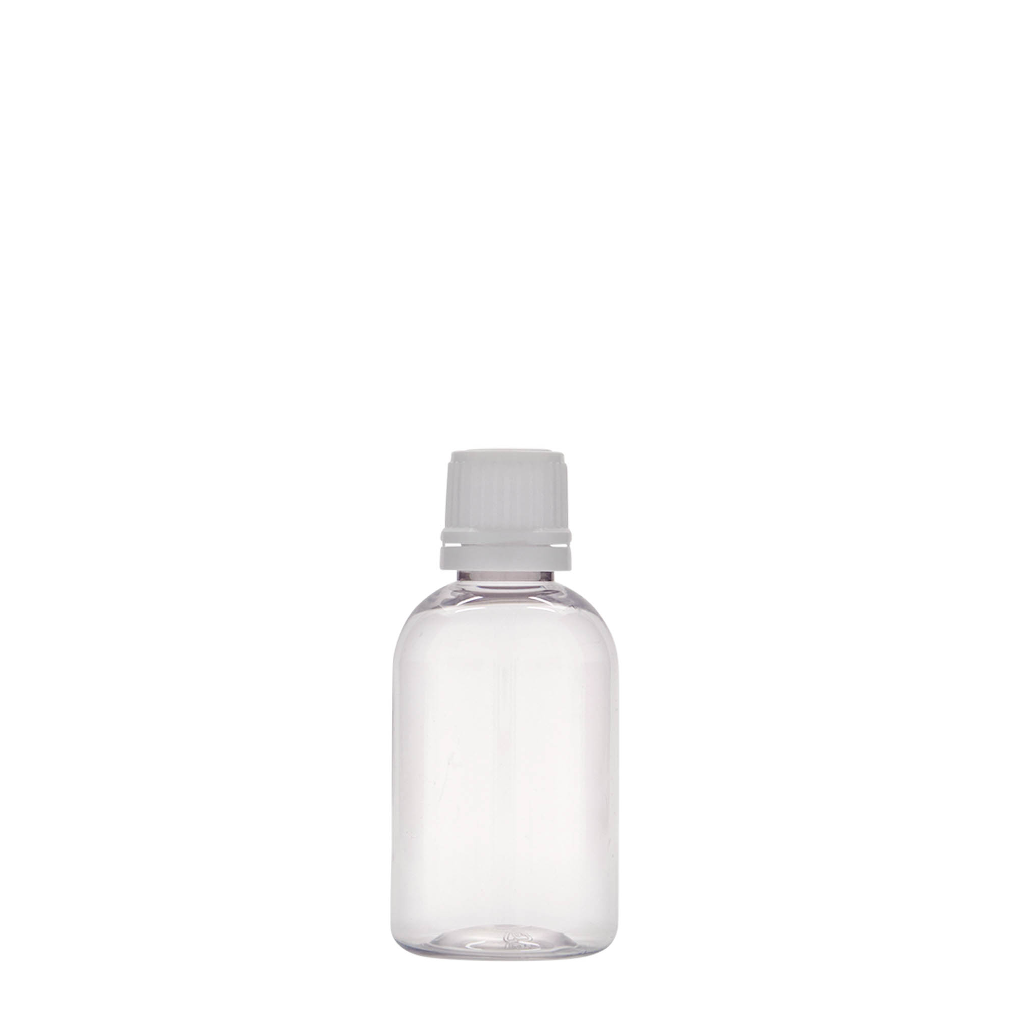 50 ml PET medicine bottle 'Easy Living', plastic, closure: DIN 18