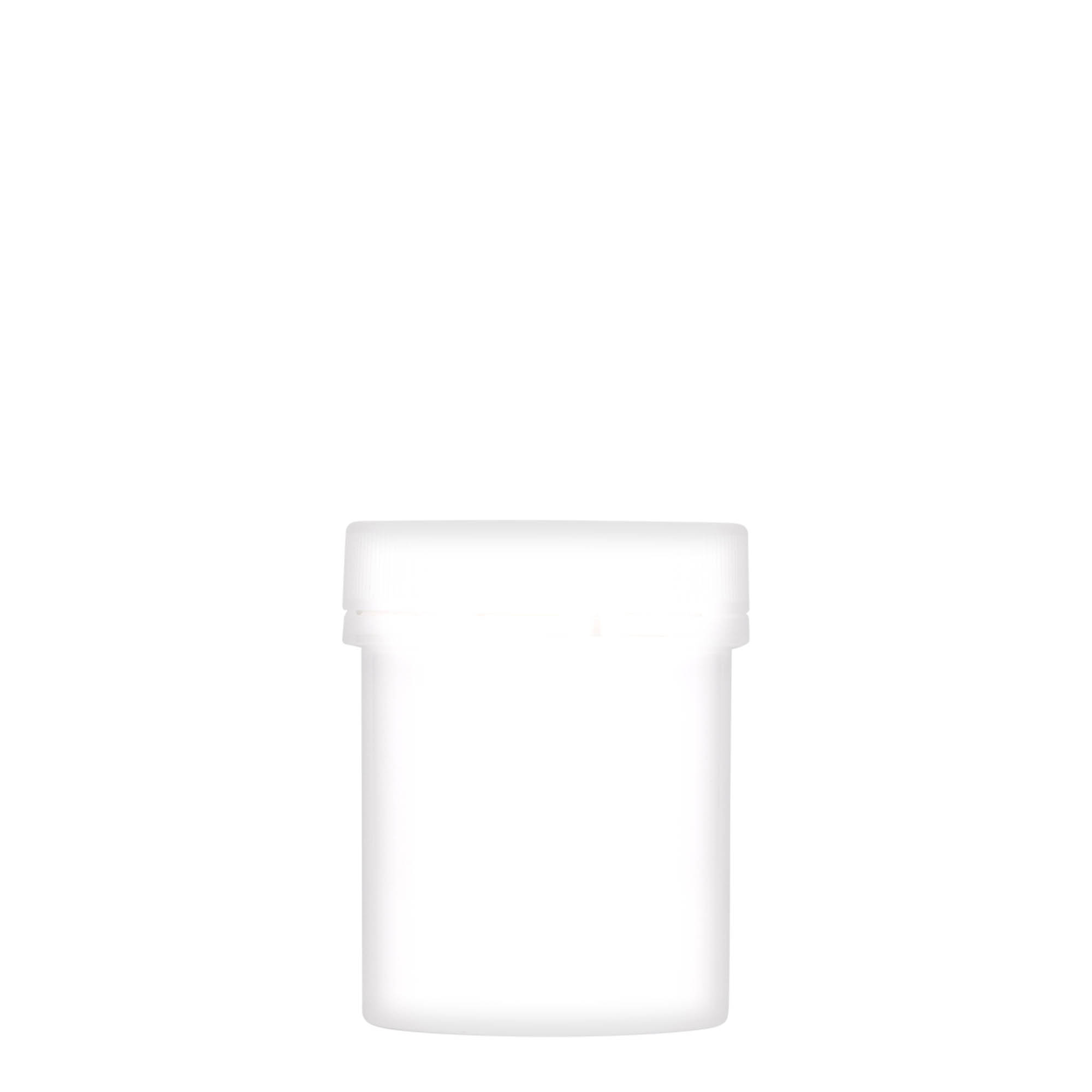 150 ml plastic jar 'Securilock', PP, white, closure: screw cap