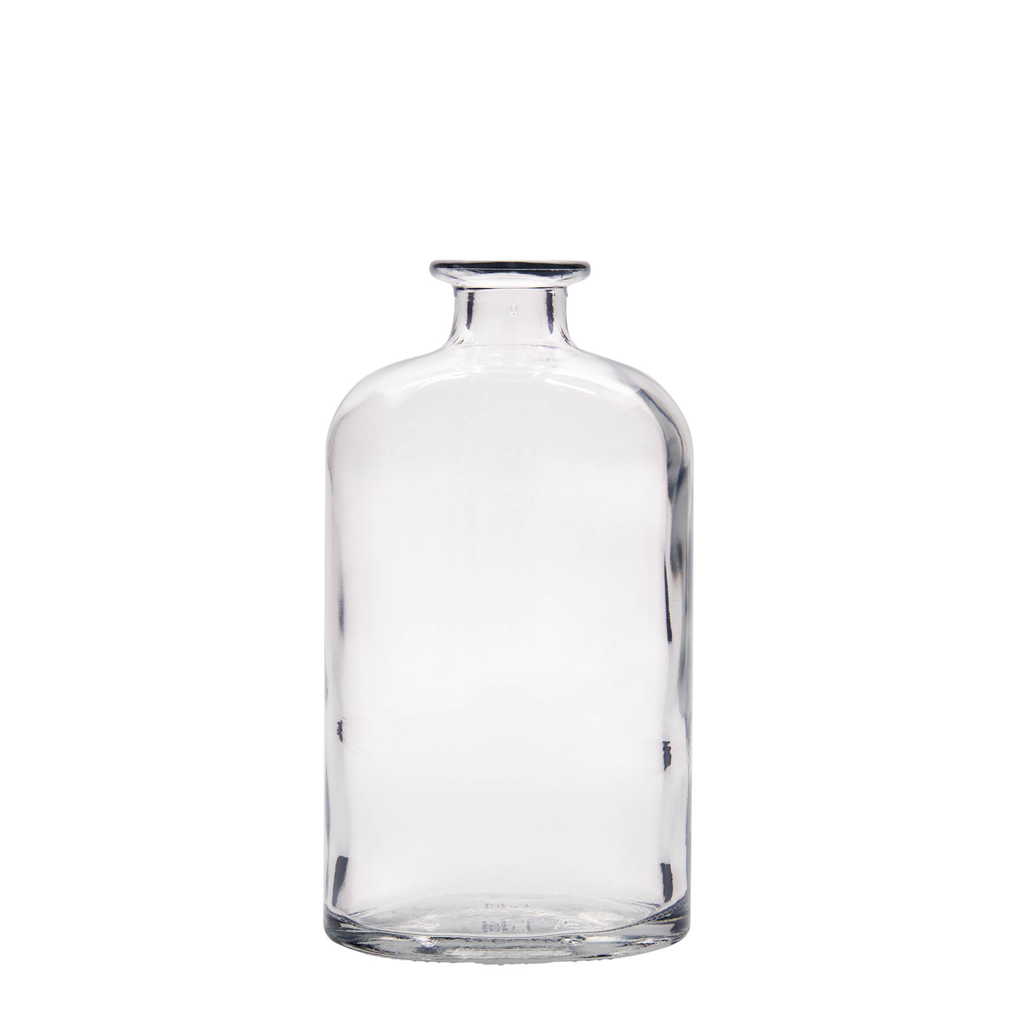 500 ml glass bottle 'Dundee', oval, closure: cork