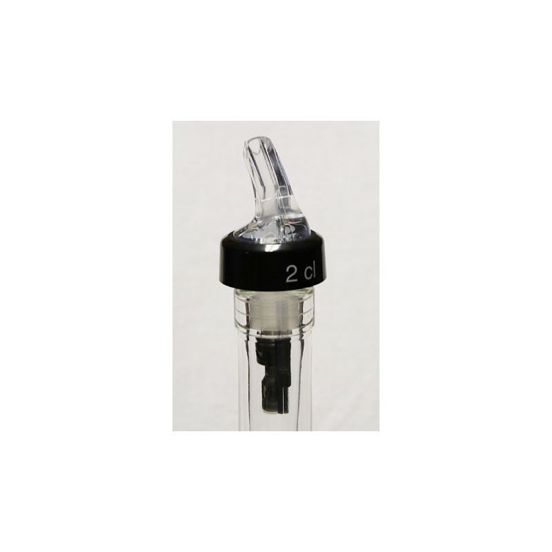 Dosing spout 'Auto Pour' 2 cl, PE plastic, clear