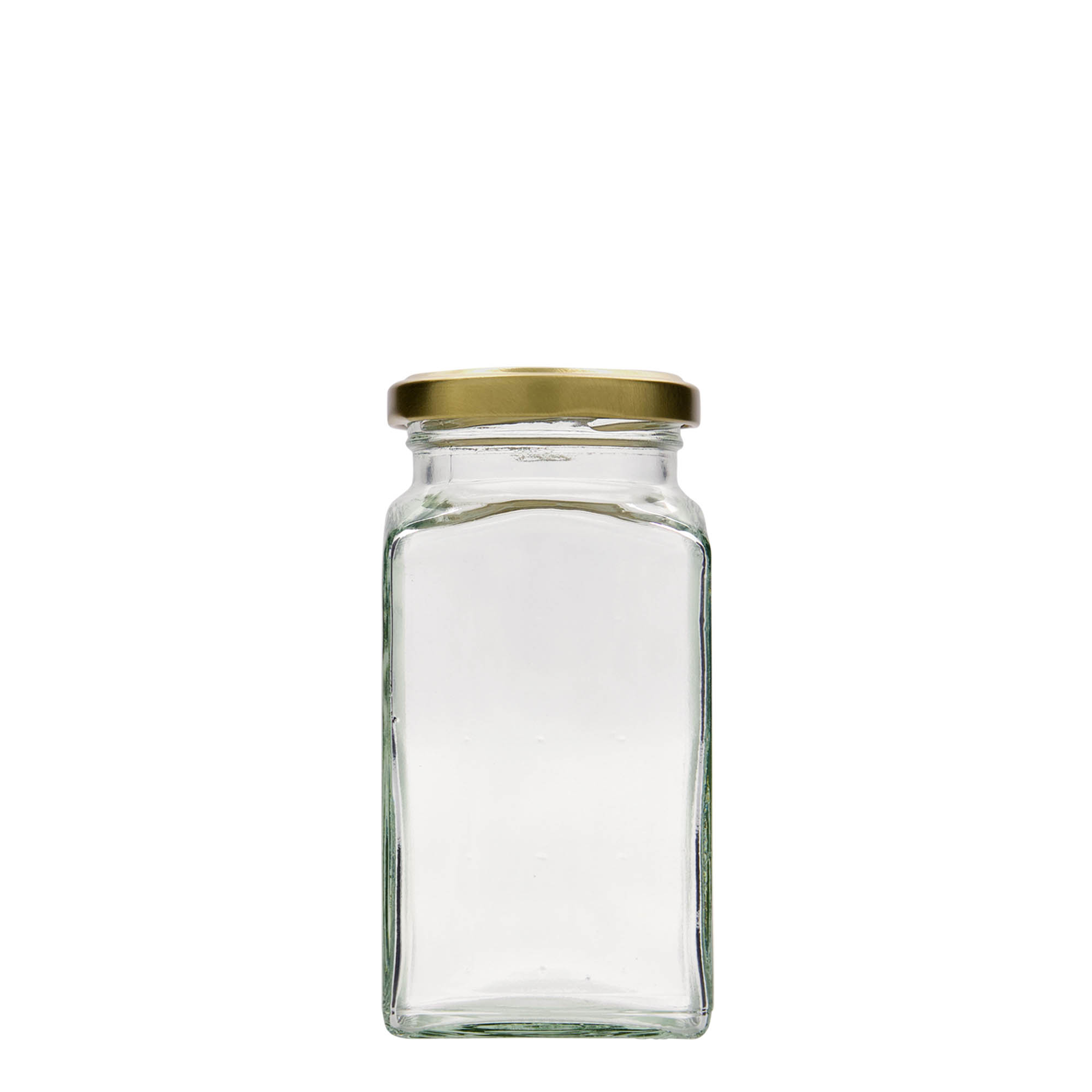 312 ml square jar, closure: twist off (TO 58)