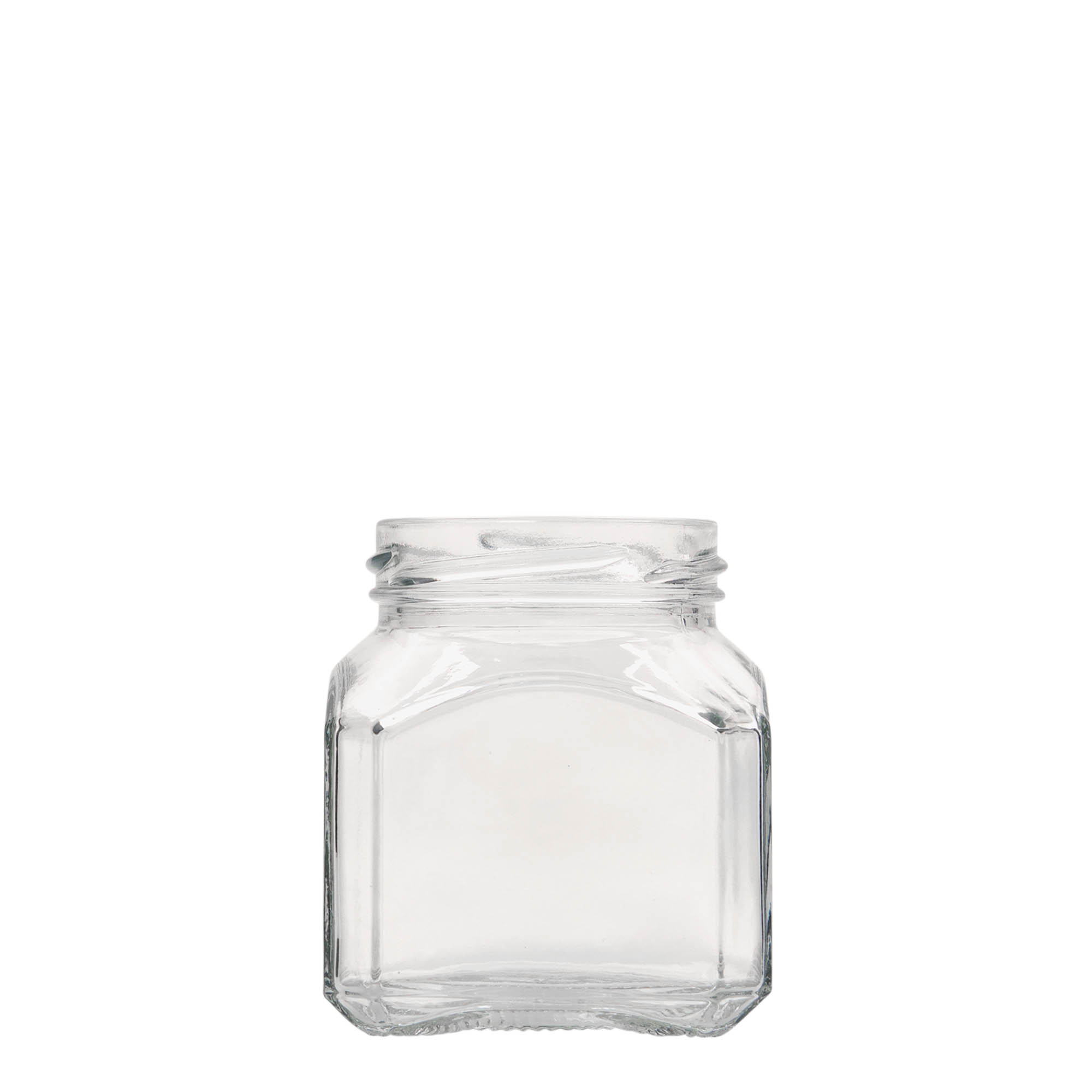 212 ml square jar 'Milano', closure: twist off (TO 58)