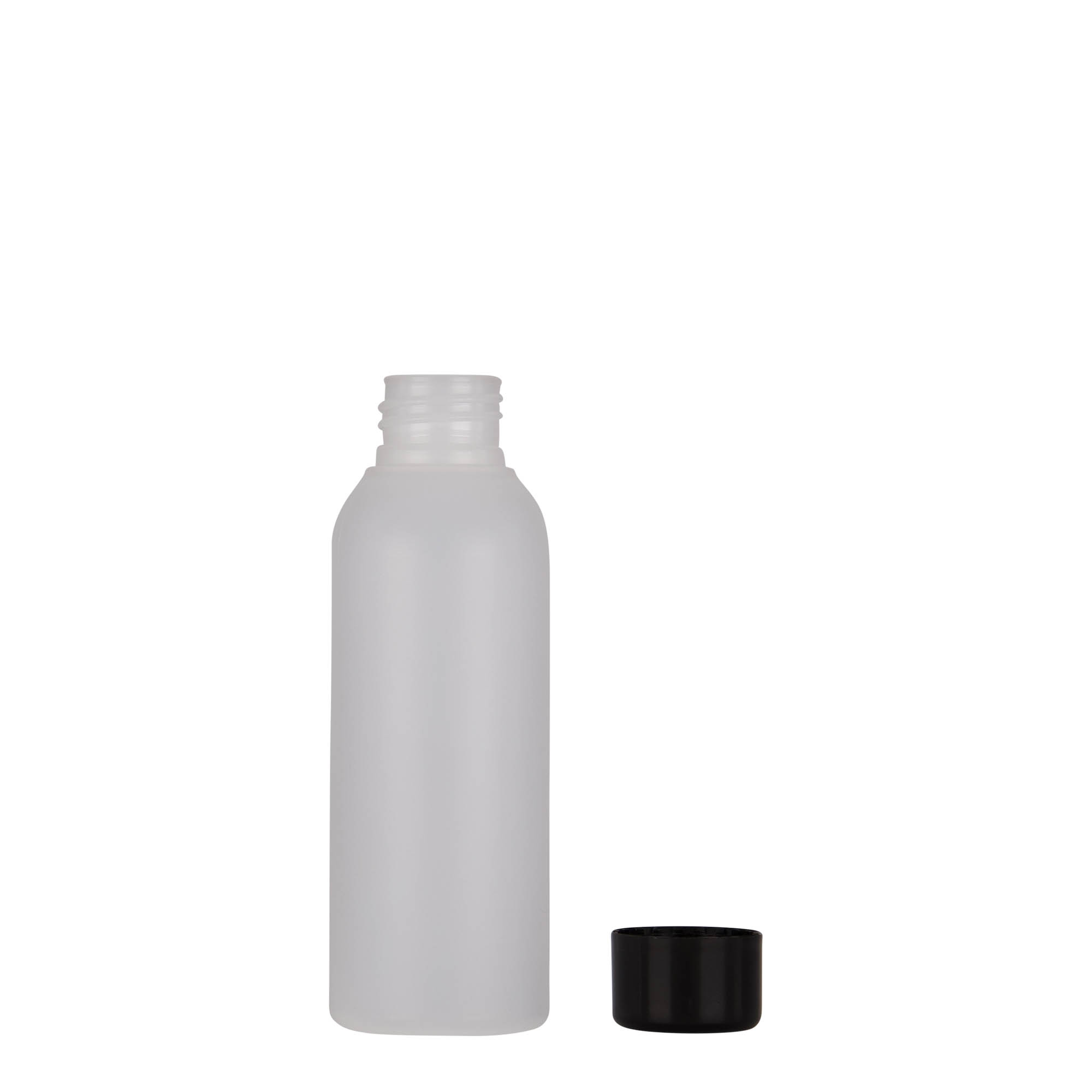 100 ml plastic bottle 'Tuffy', HDPE, natural, closure: GPI 24/410