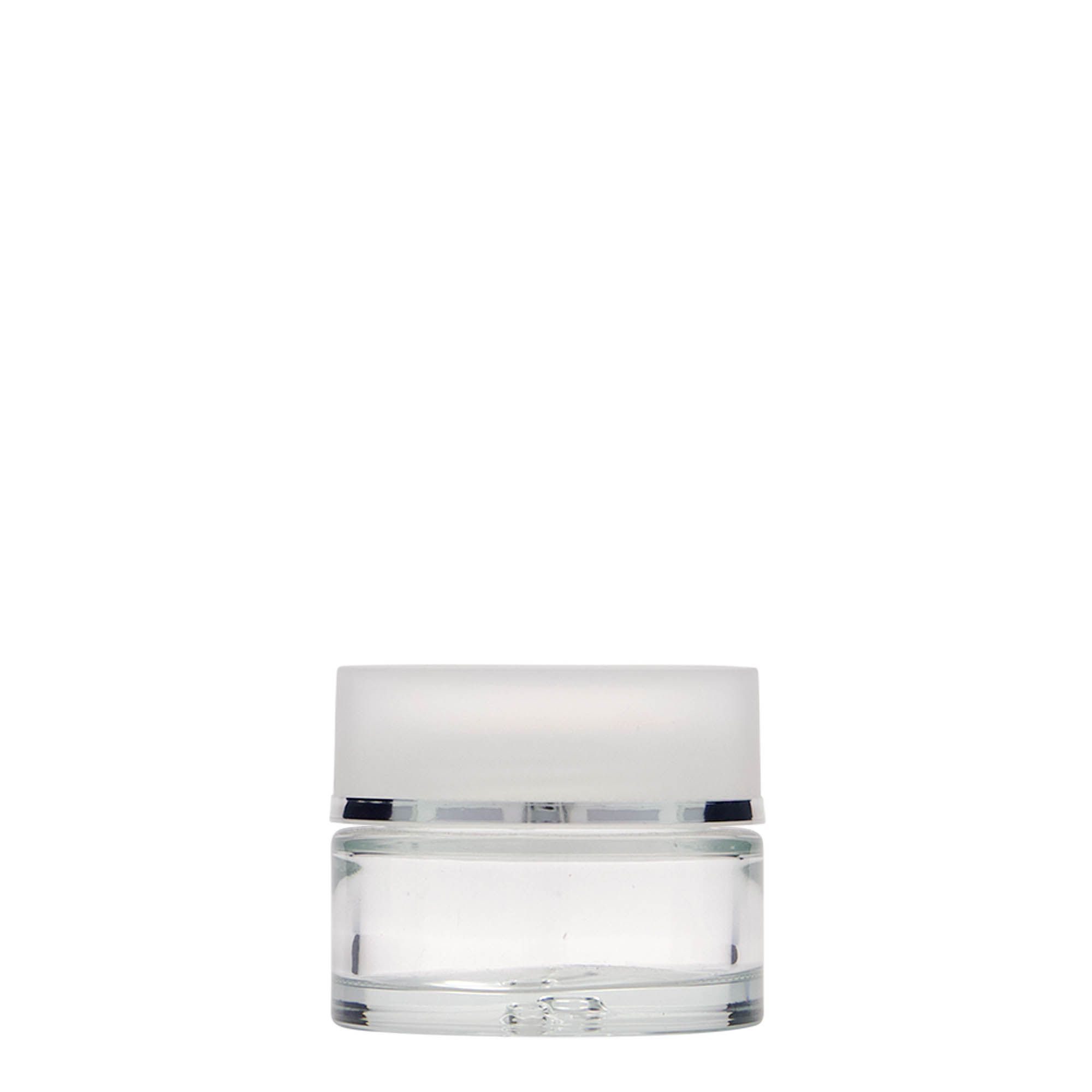 30 ml cosmetic jar 'Clear Edition', glass, closure: screw cap