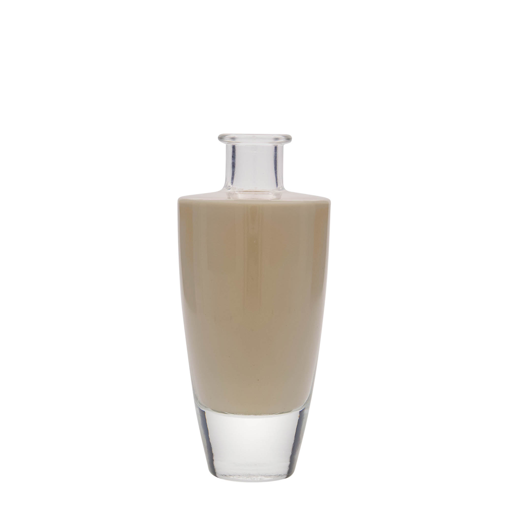 200 ml glass bottle 'Vanessa', oval, closure: cork