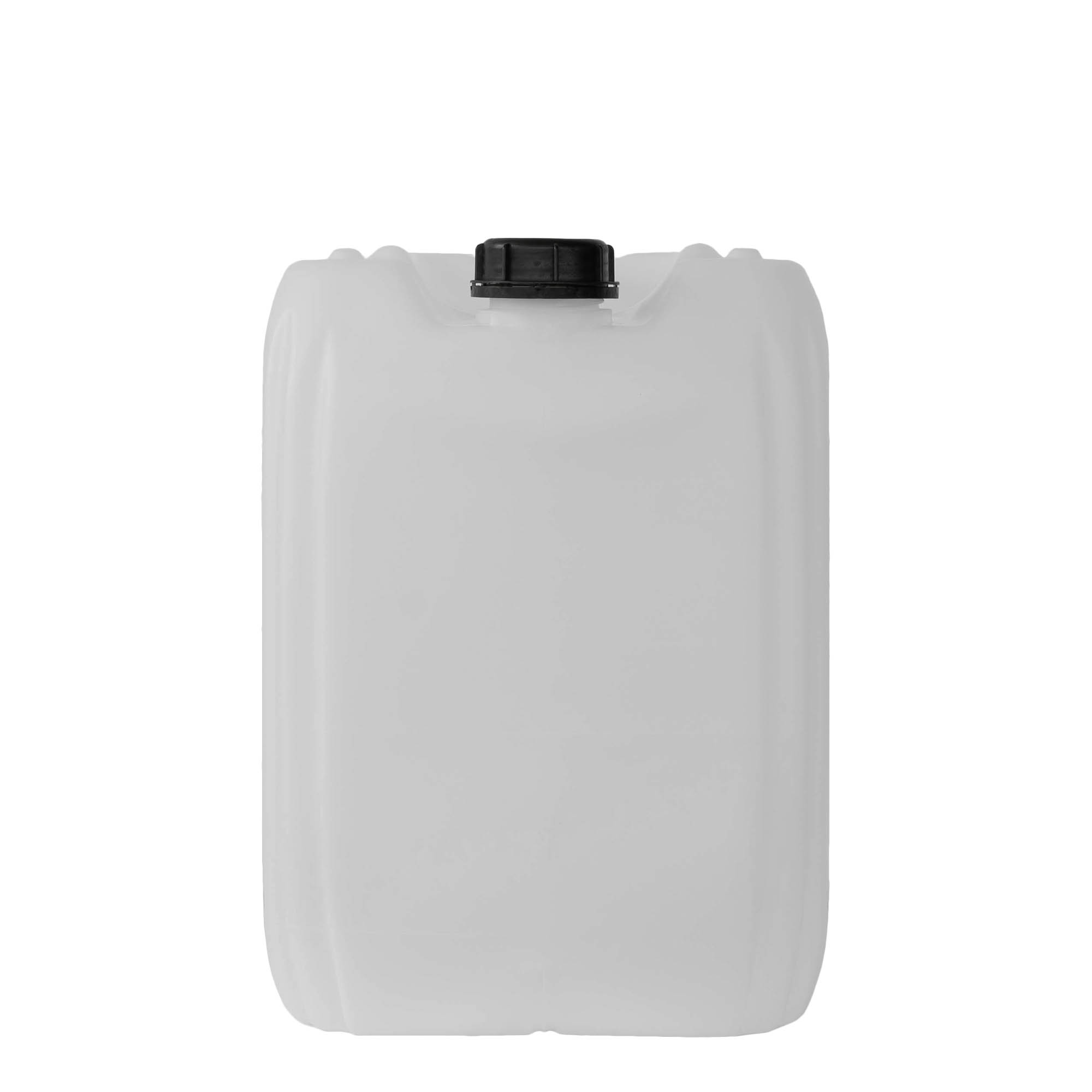 25 l canister, rectangular, HDPE plastic, natural, closure: ND 60