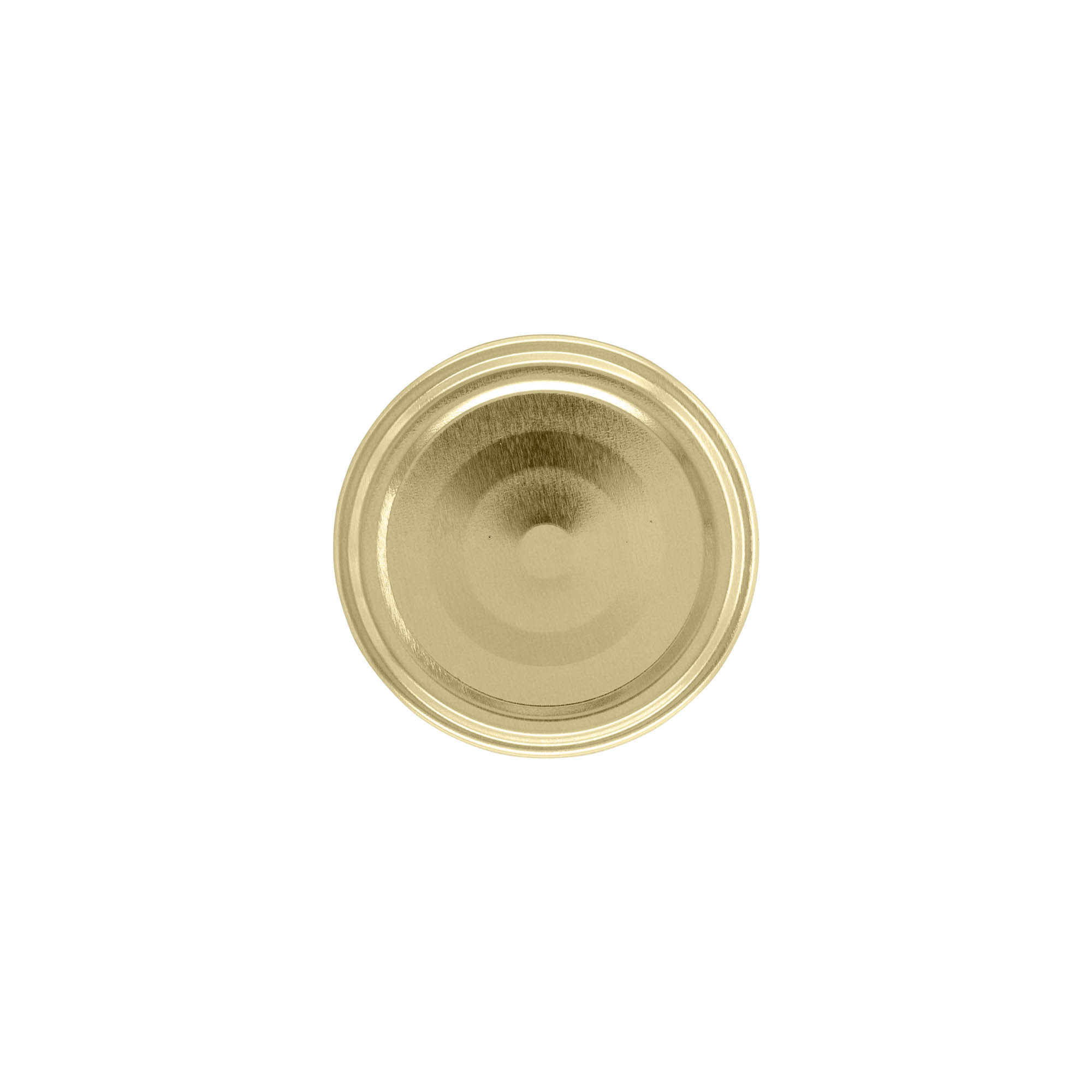 Twist off lid, tinplate, gold, for opening: TO 58