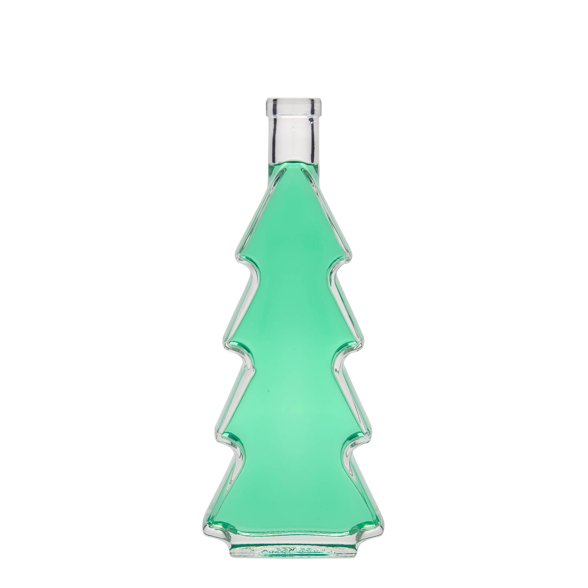 350 ml glass bottle 'Christmas Tree', closure: cork