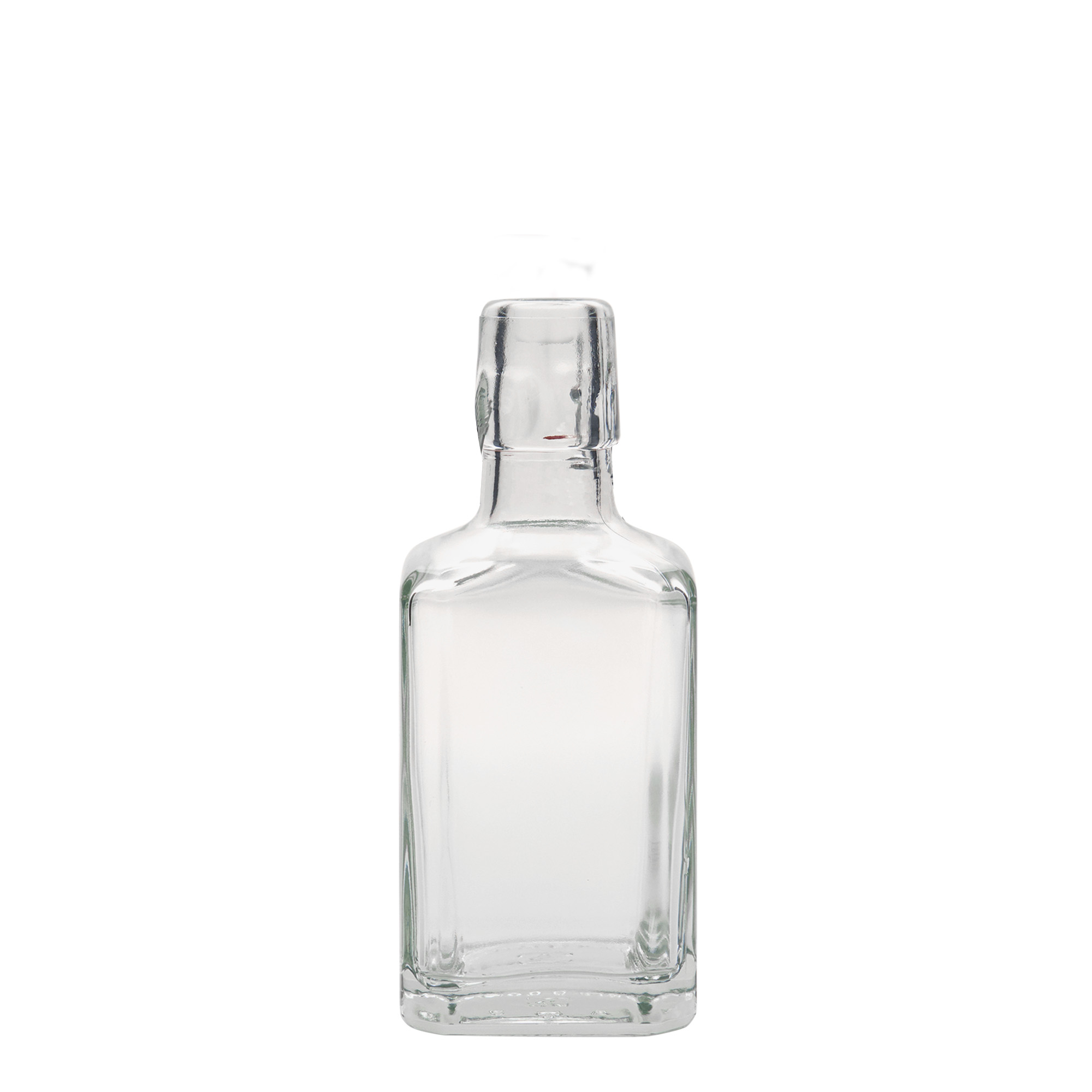 250 ml glass bottle 'Rialto', square, closure: swing top