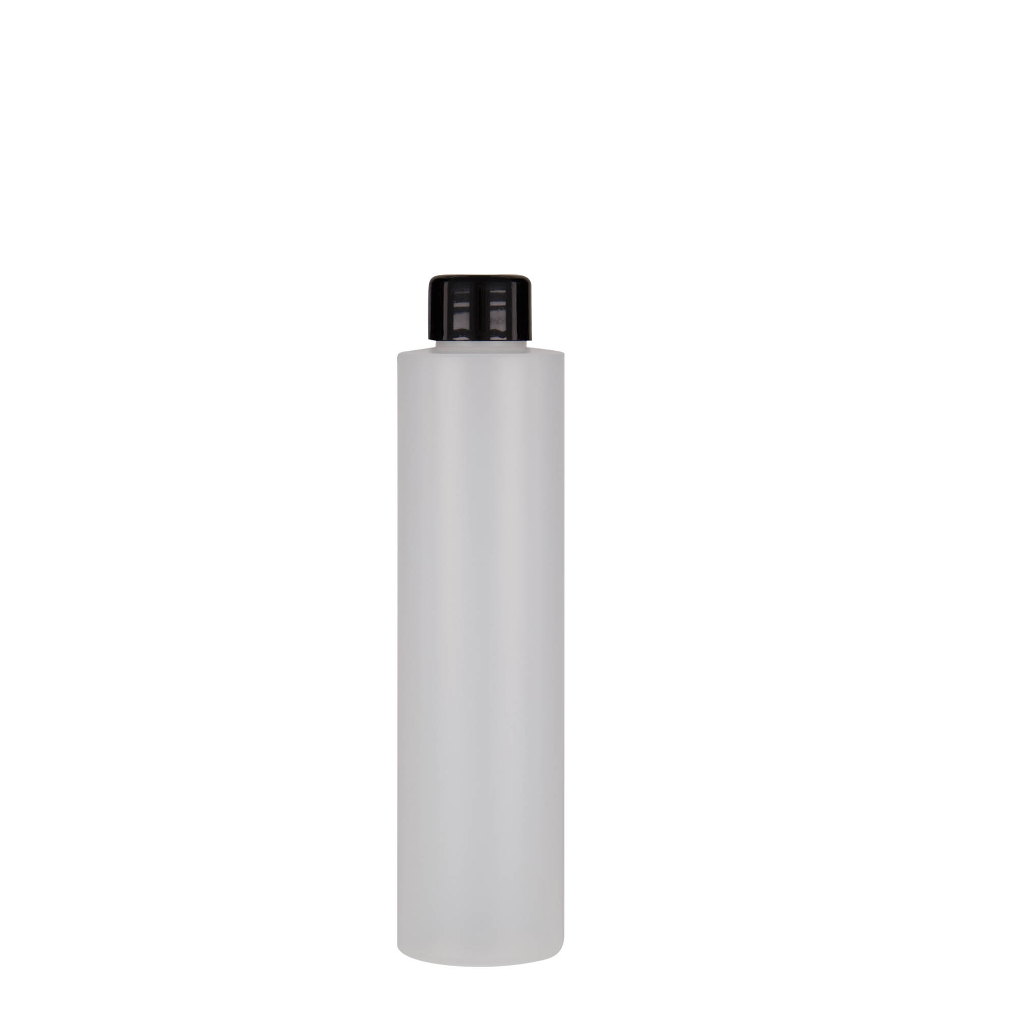 200 ml plastic bottle 'Pipe', HDPE, natural, closure: GPI 24/410