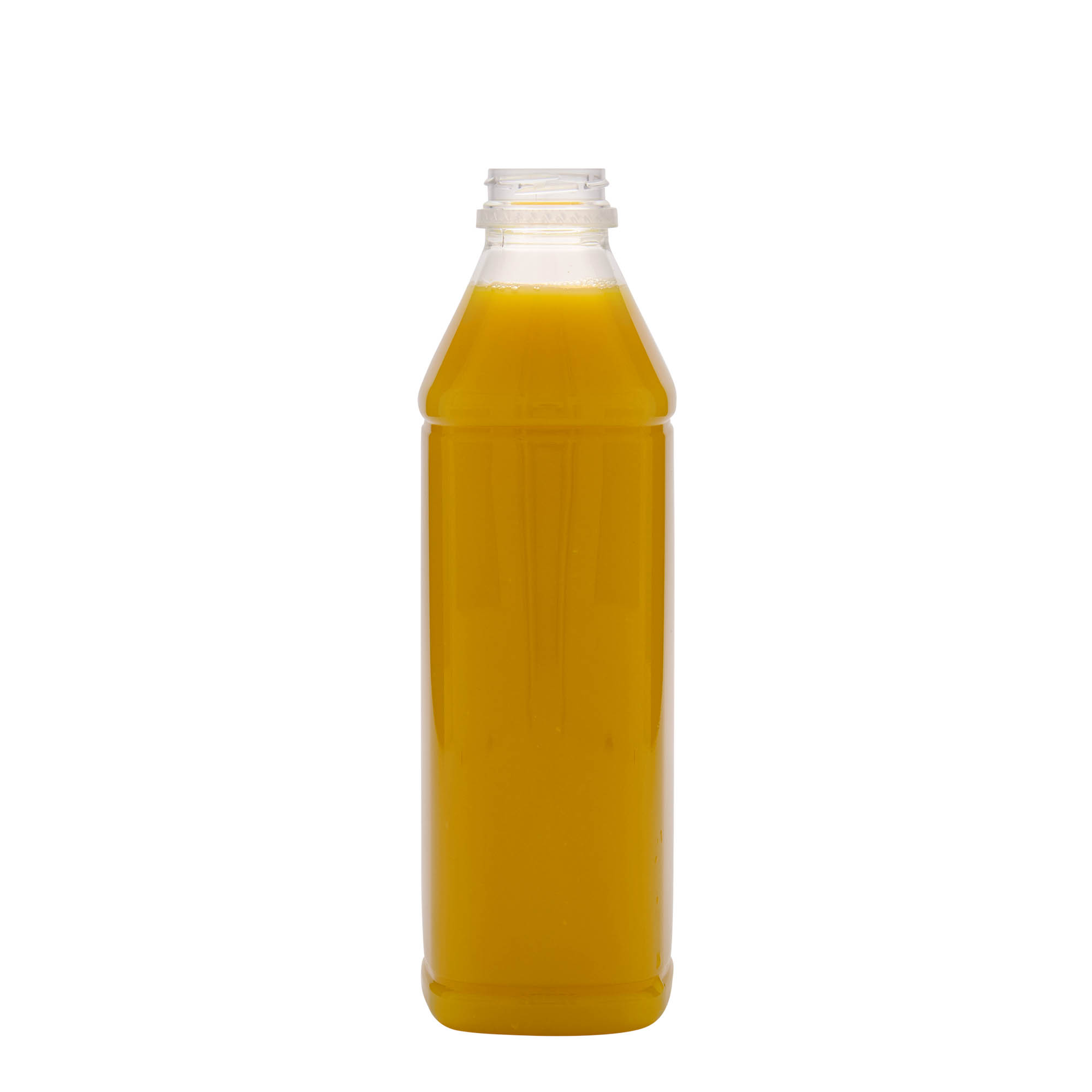 1,000 ml PET bottle ‘Milk and Juice Carré’, square, plastic, closure: 38 mm