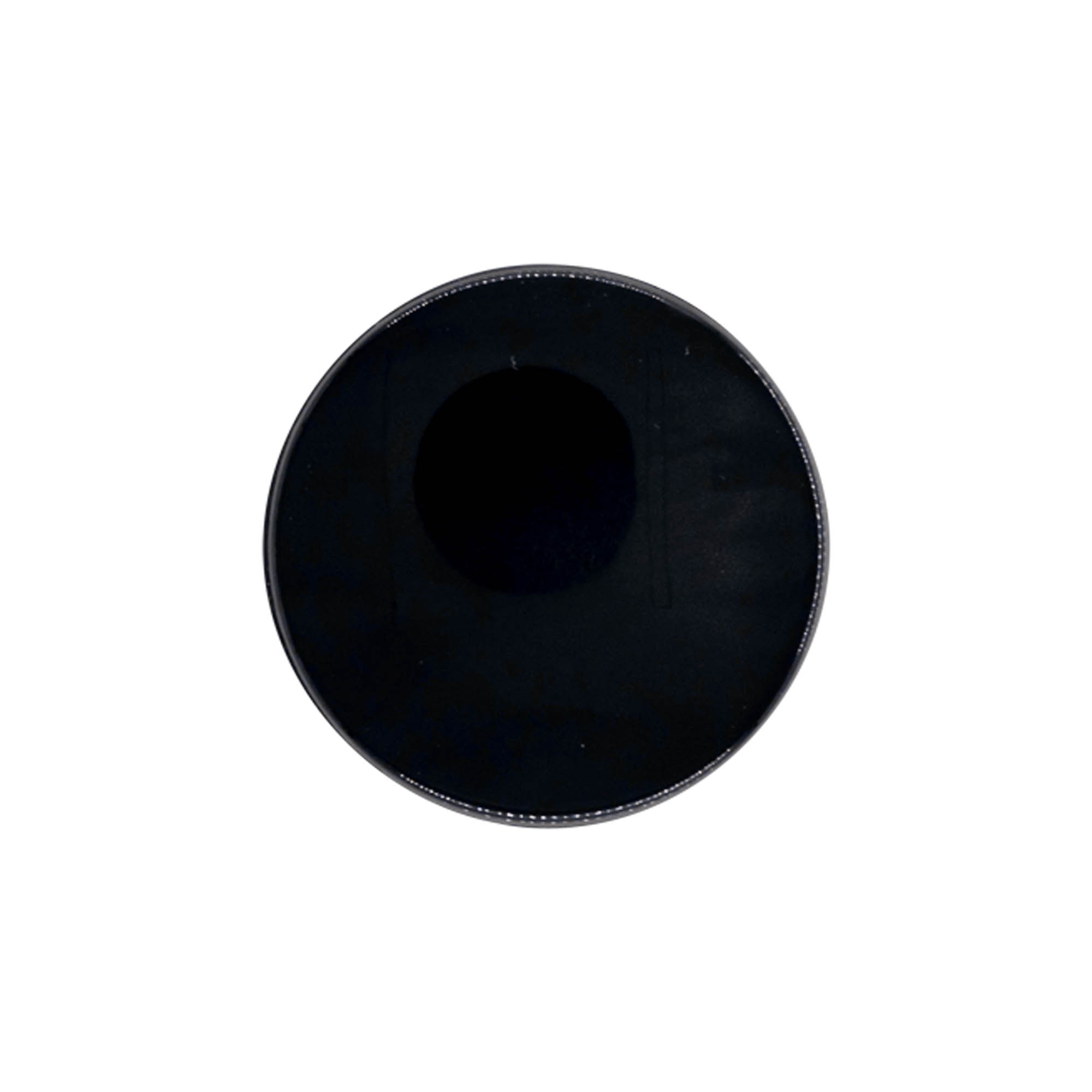 Mill cap for spice jar, PP plastic, black, for opening: GPI 38/400