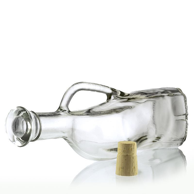 750 ml glass bottle 'Josephina', oval, closure: cork