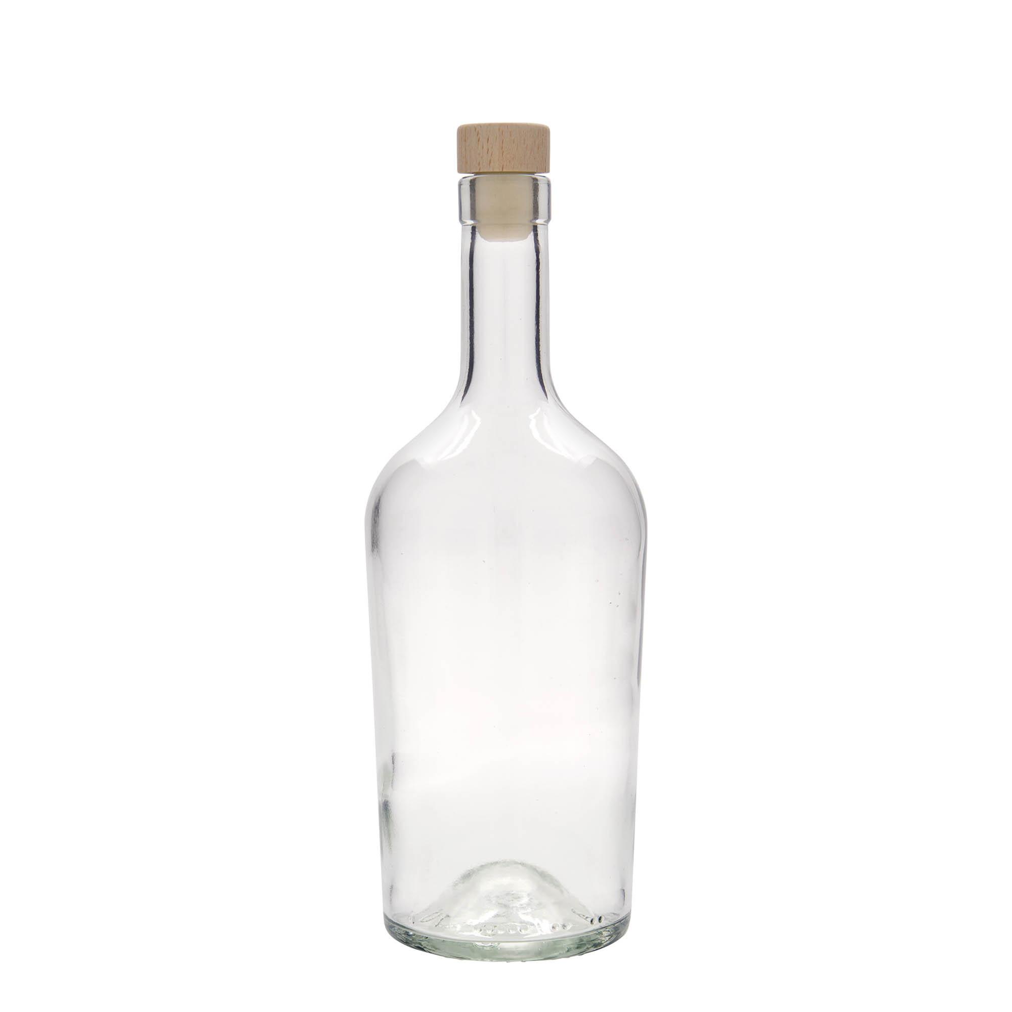 700 ml glass bottle 'Margarethe', closure: cork